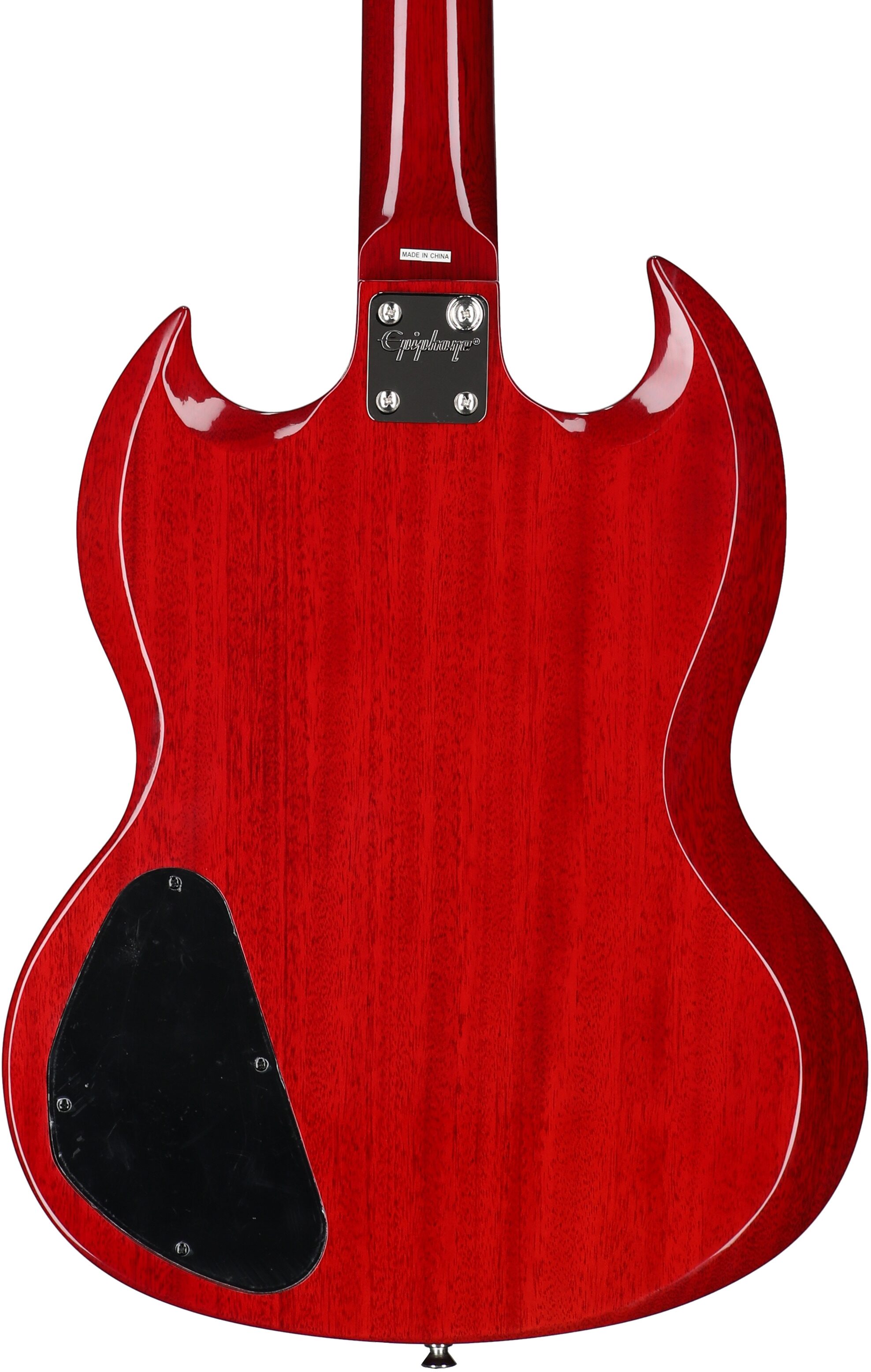 Epiphone SG Tribute Electric Guitar, Cherry, Body Straight Back