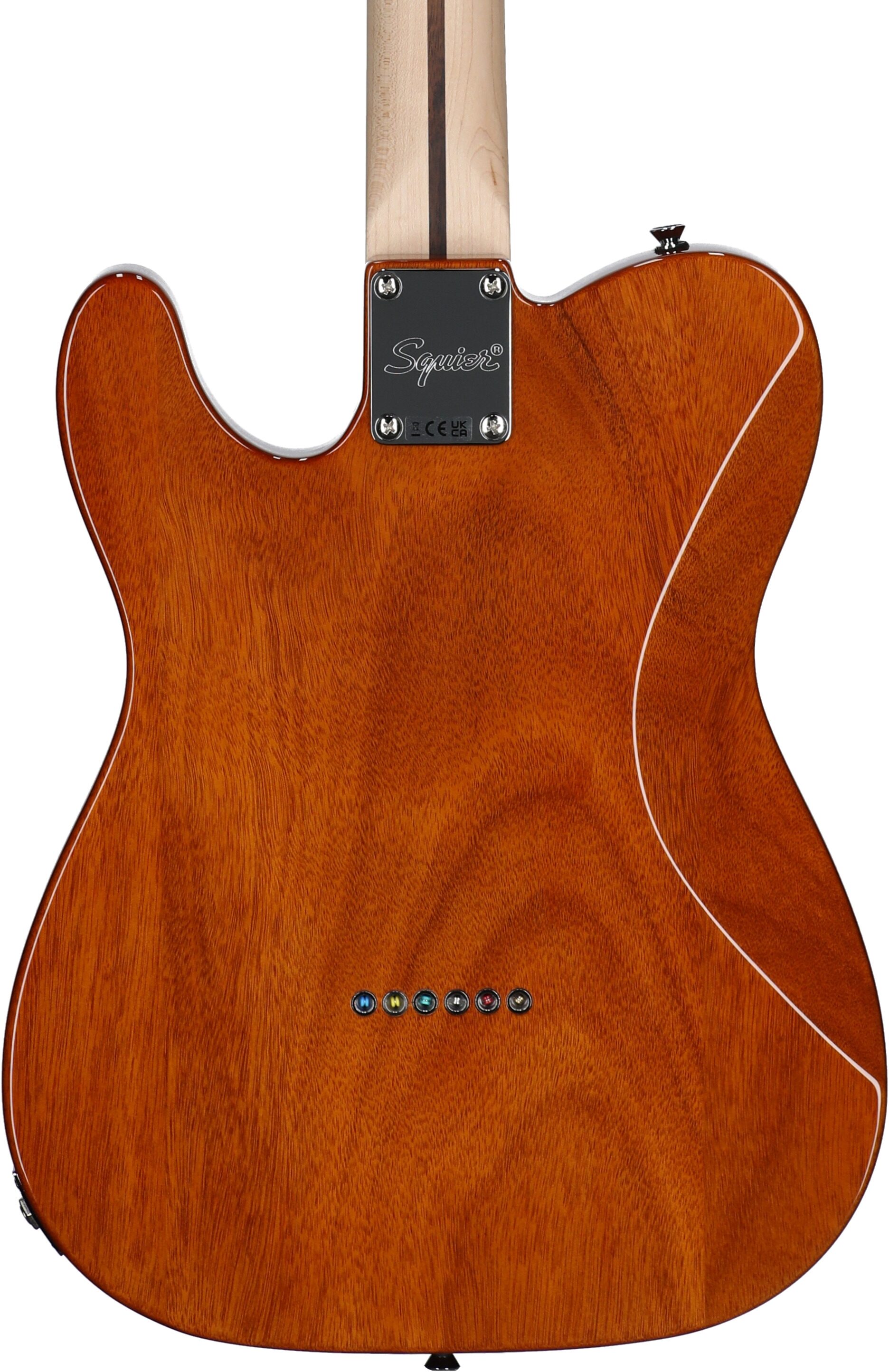 Squier Affinity Telecaster FMT SH Electric Guitar, with Maple Fingerboard, Mocha, Body Straight Back