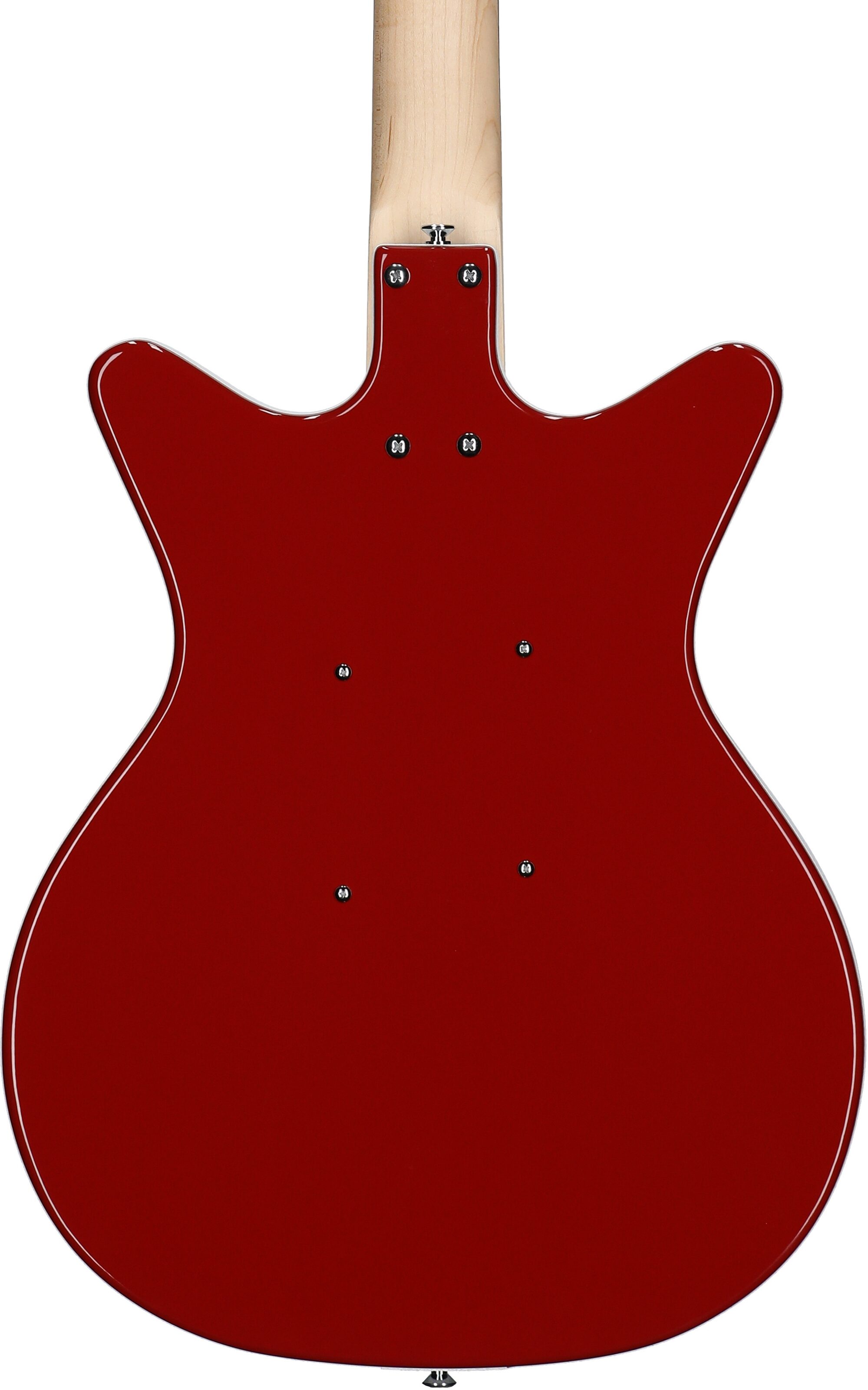 Danelectro Stock '59 Electric Guitar, Vintage Red, Body Straight Back