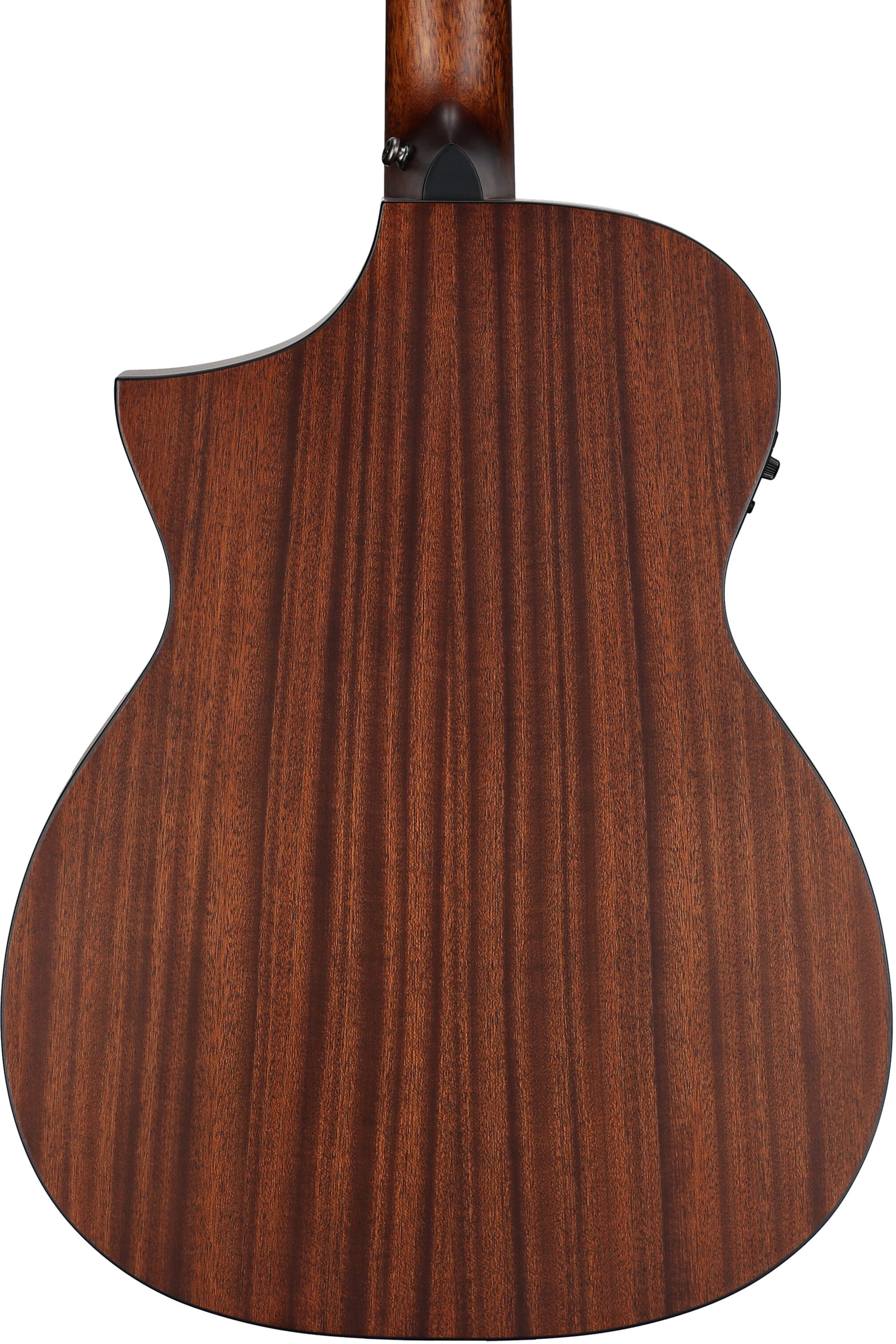 Michael Kelly Forte Port Nylon Classical Acoustic-Electric Guitar, Java Ebony, Body Straight Back
