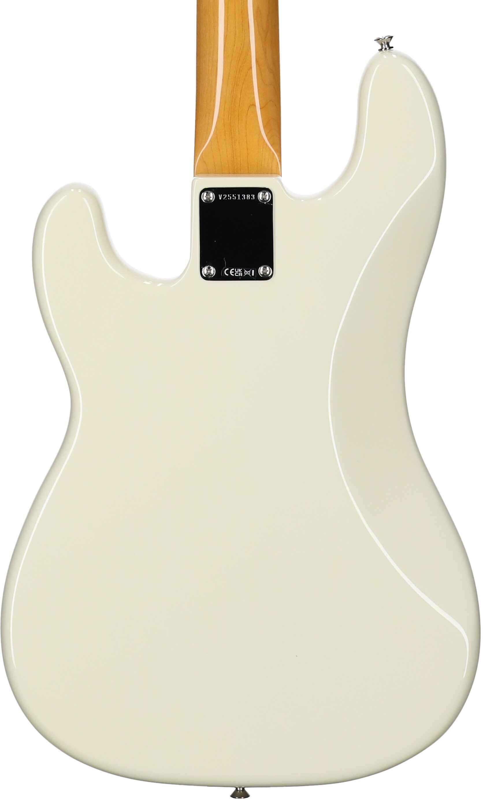 Fender American Vintage II 1960 Precision Electric Bass, Rosewood Fingerboard, Olympic White, Body Straight Back