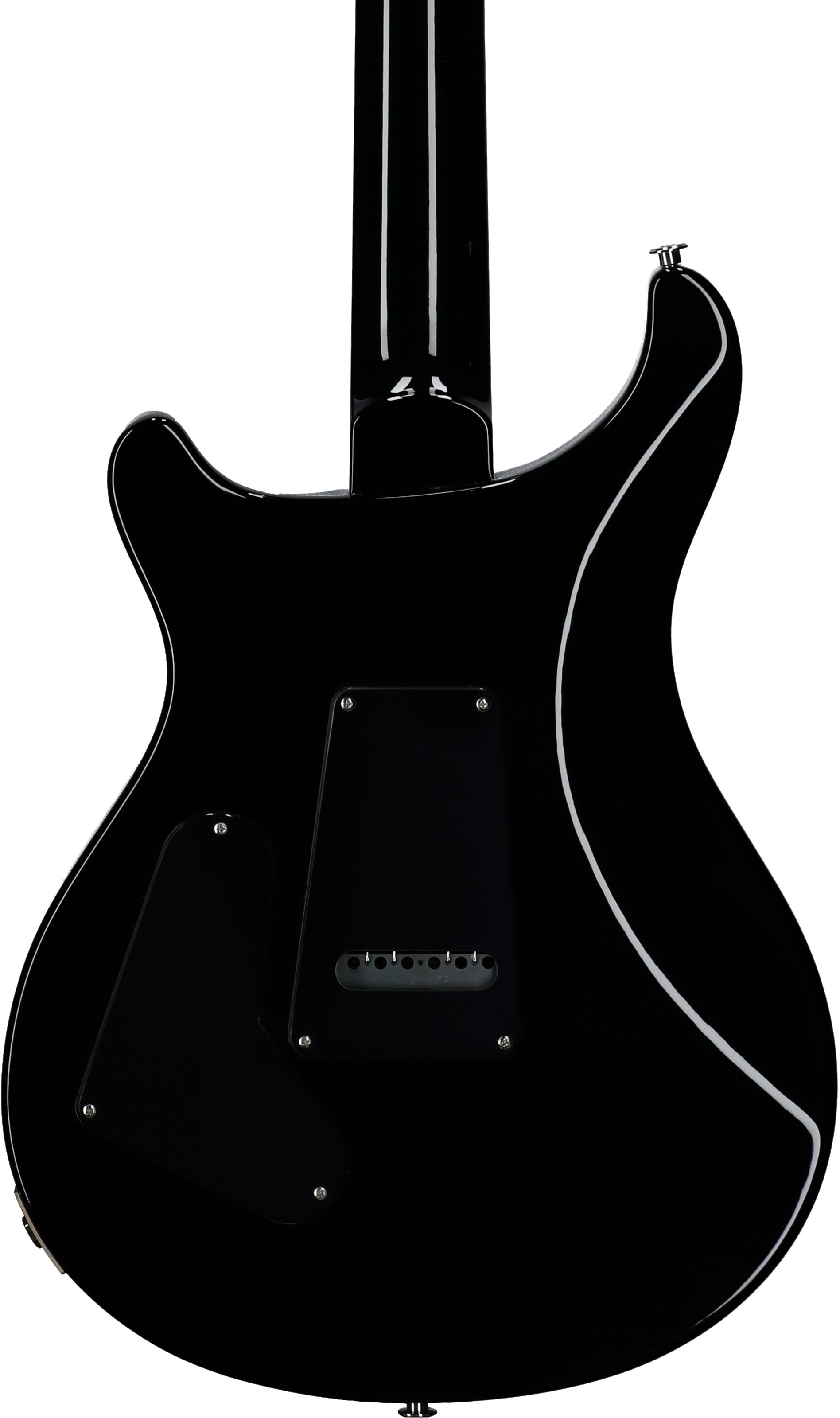 PRS Paul Reed Smith S2 Custom 24 Gloss Pattern Thin Electric Guitar (with Gig Bag), Faded Gray Black Blue Smokeburst, Body Straight Back