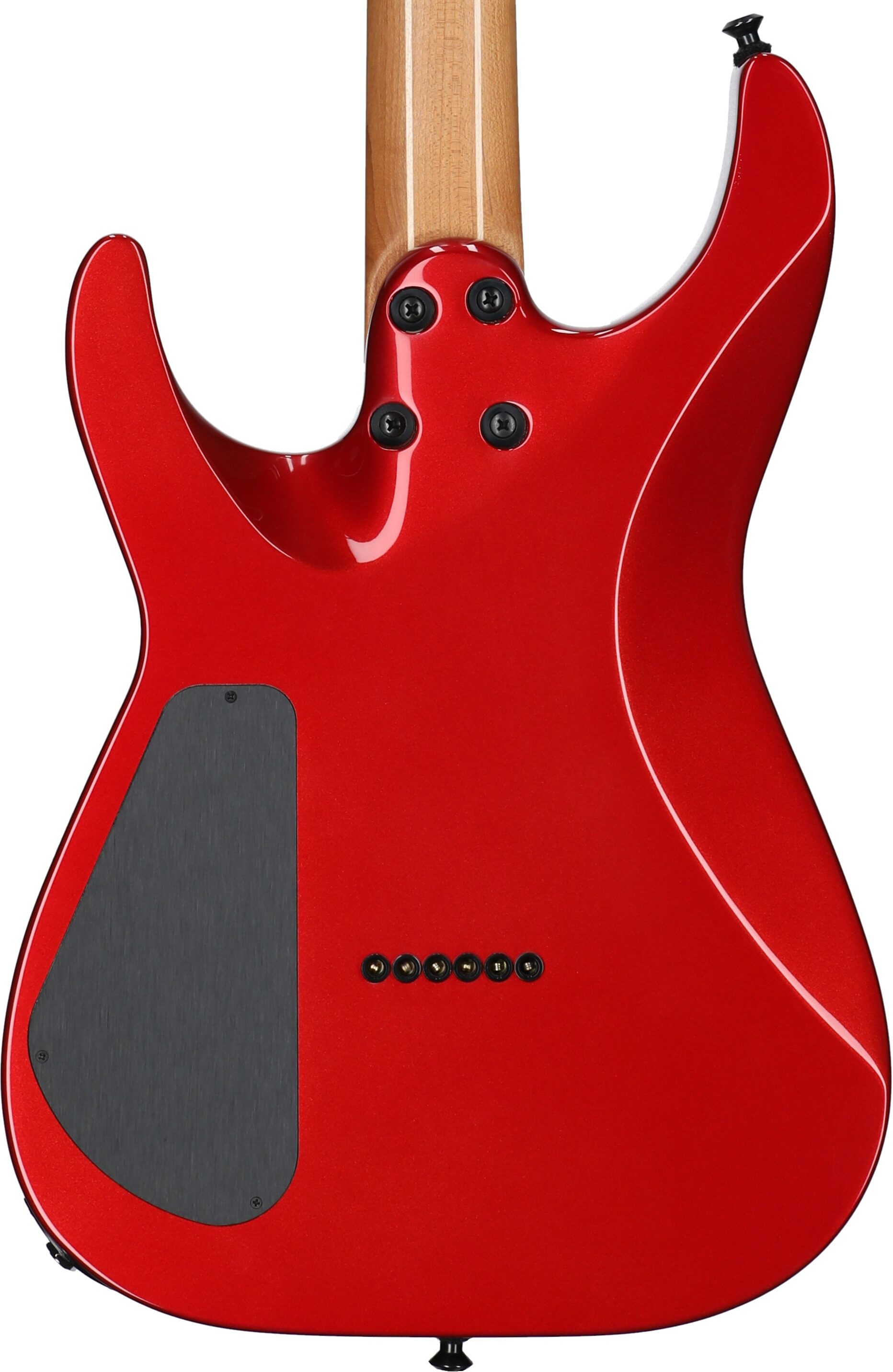 Jackson American Series Virtuoso HT Electric Guitar, (with Case), Red Crystal, Open Box (Very Good), Body Straight Back