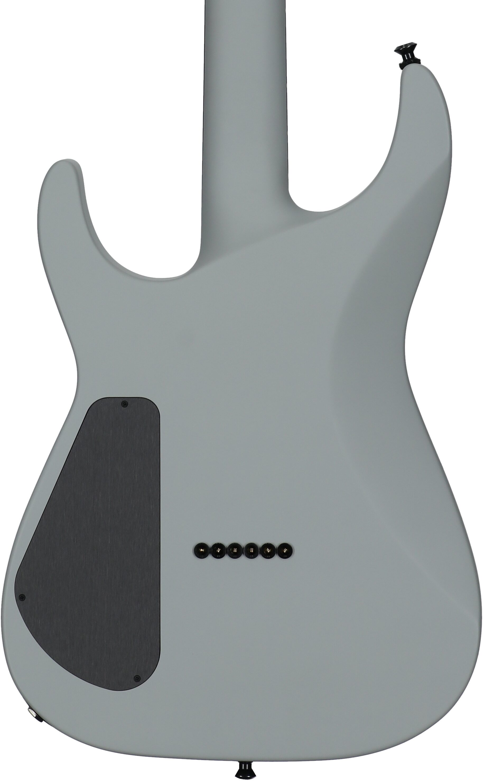 Jackson American Series Soloist SL2 DX HT Electric Guitar (with Case), Satin Porsche Gray, Body Straight Back