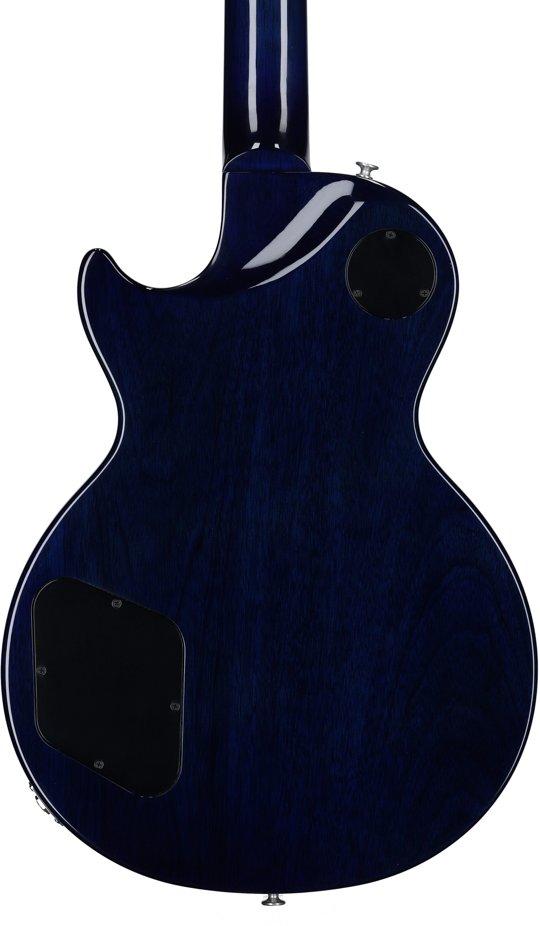 Gibson Les Paul Modern Figured AAA Electric Guitar (with Case), Cobalt Burst, Open Box (Very Good), Body Straight Back