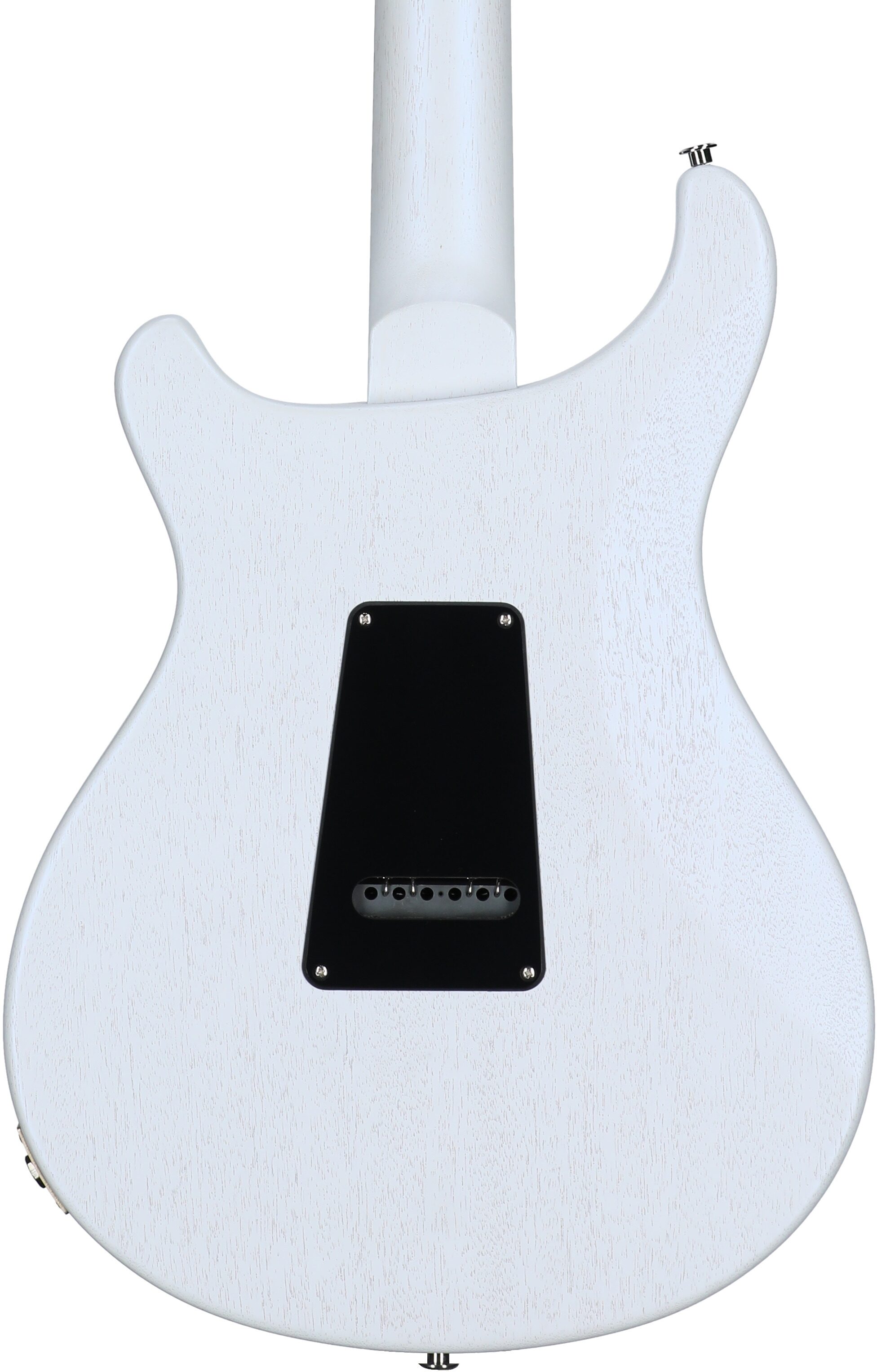 PRS Paul Reed Smith S2 Standard 24 Satin Pattern Thin Electric Guitar (with Gig Bag), Pearl White, Body Straight Back