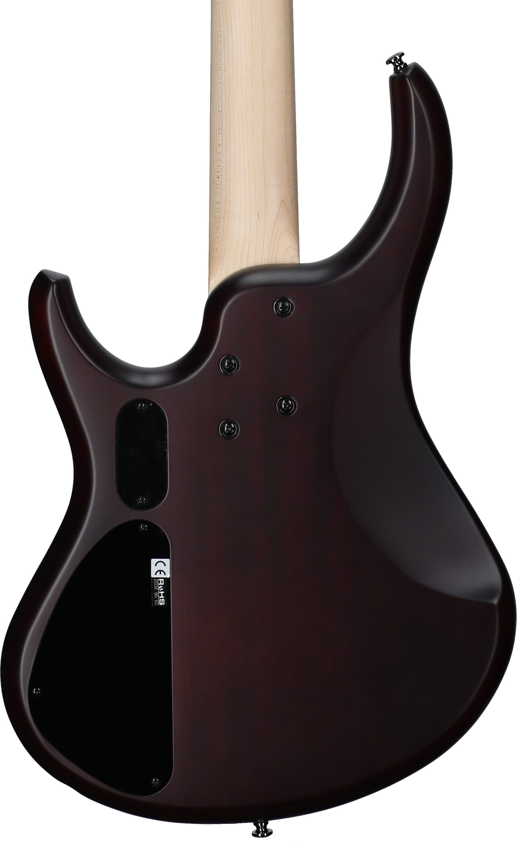 MTD Kingston Super 4-String Electric Bass, Dr. Browns Burst, Body Straight Back