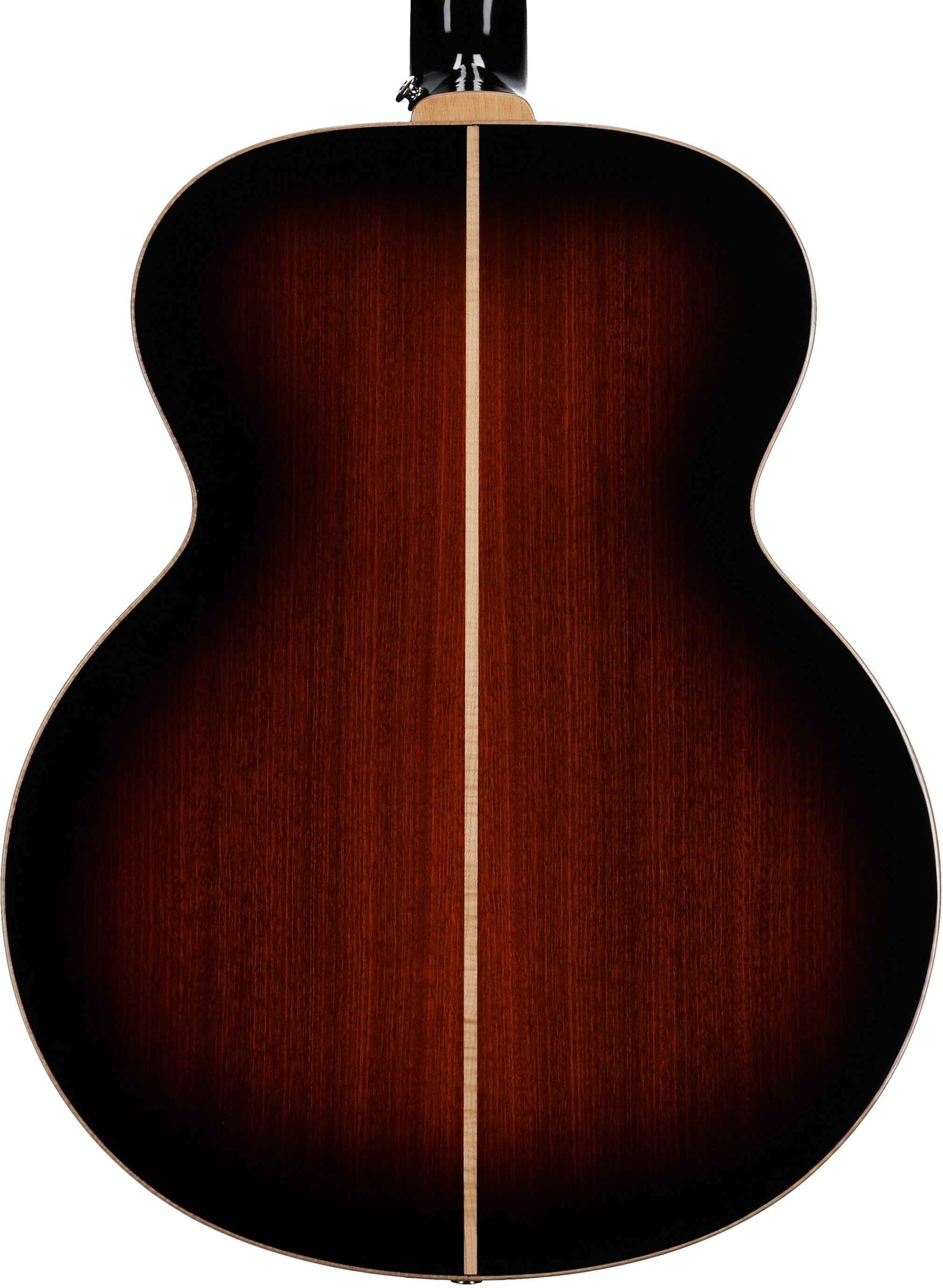 Epiphone El Capitan J-200 Studio Acoustic Electric Bass Guitar, Aged Vintage Sunburst, Body Straight Back