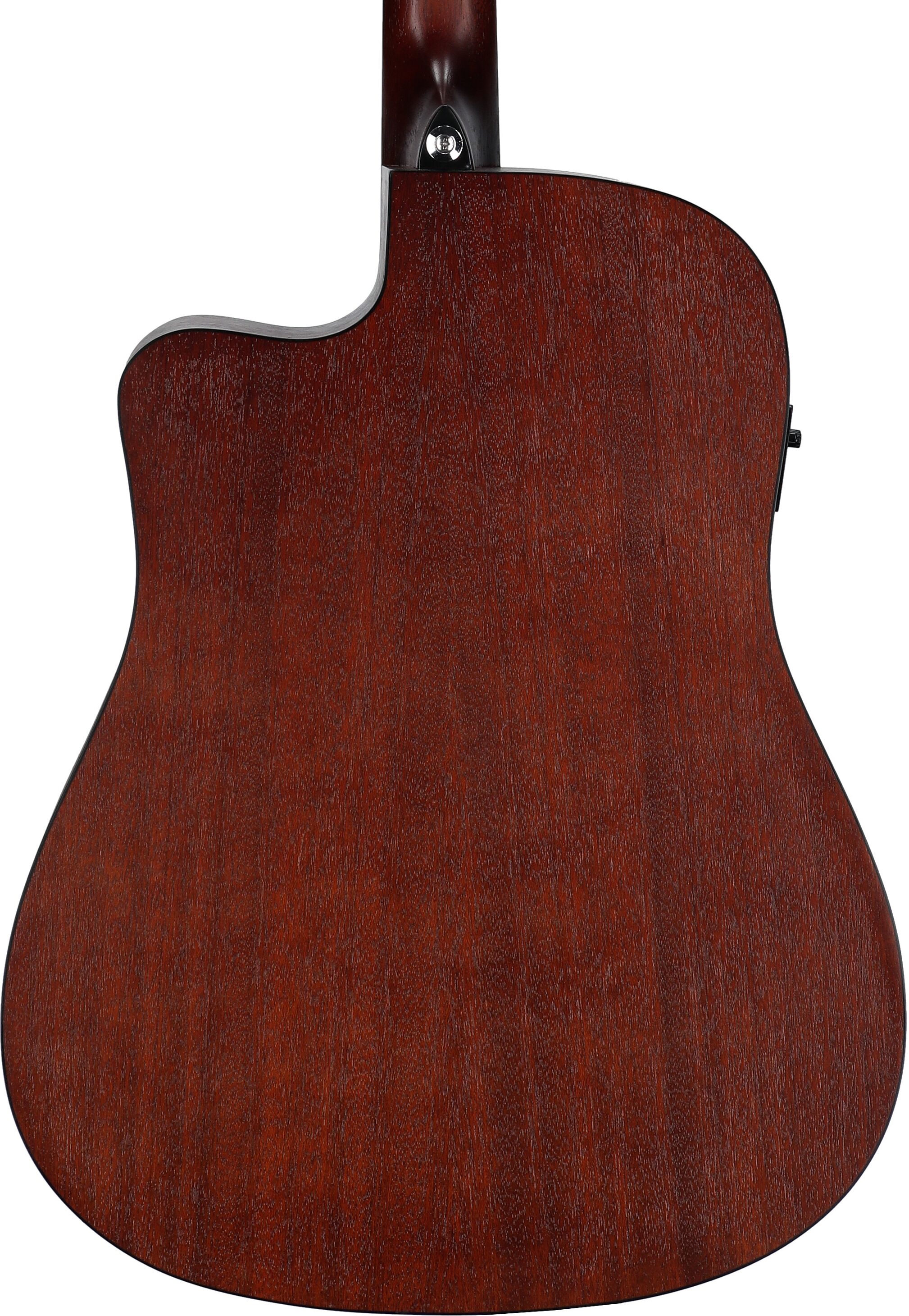 Ibanez PF54CE Acoustic-Electric Guitar, Weathered Black Open Pore, Body Straight Back