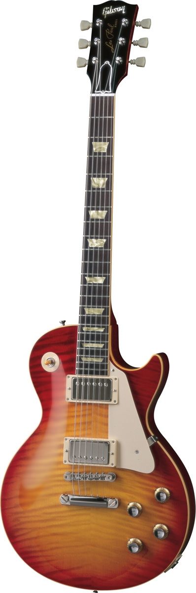 Gibson Custom Shop Historic 1960 Les Paul Standard Vintage Original Spec Electric Guitar (with Case), Washed Cherry