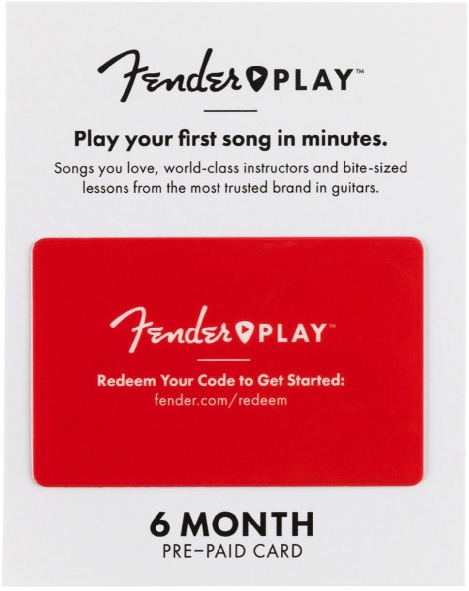 Fender Play Subscription Gift Card, Main
