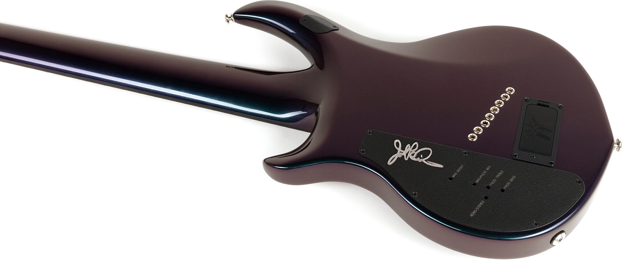 Ernie Ball Music Man John Petrucci Majesty 8 Electric Guitar (with Case), Action Position Back