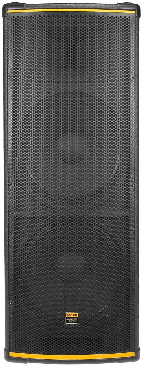Tapco by Mackie 6925 2-Way Loudspeaker (1200 Watts, 2x15 in.), Front