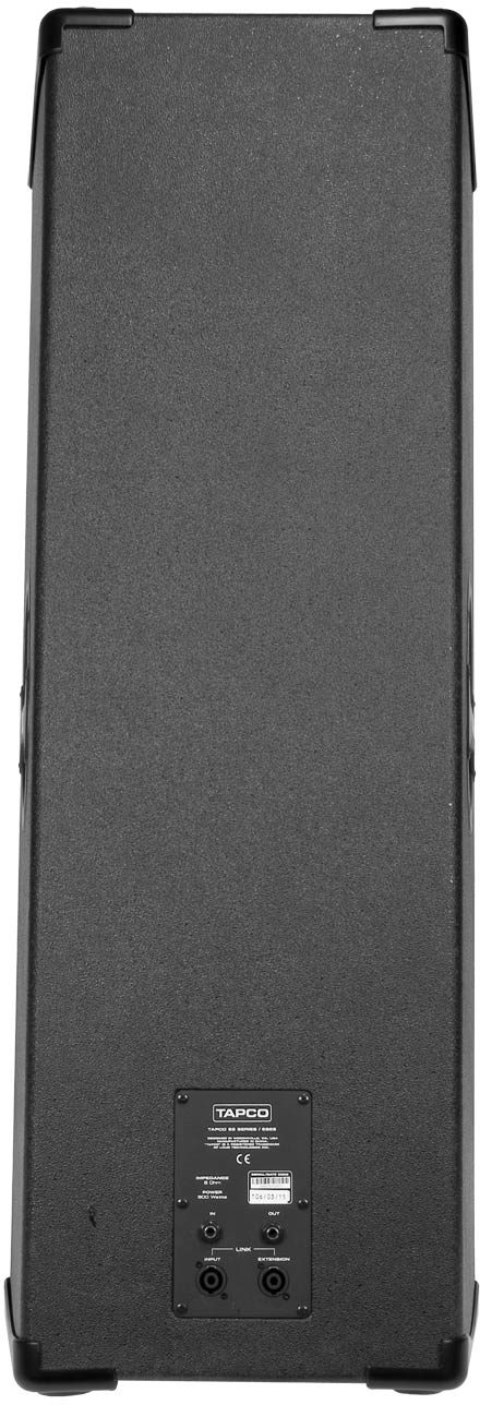 Tapco by Mackie 6925 2-Way Loudspeaker (1200 Watts, 2x15 in.), Rear