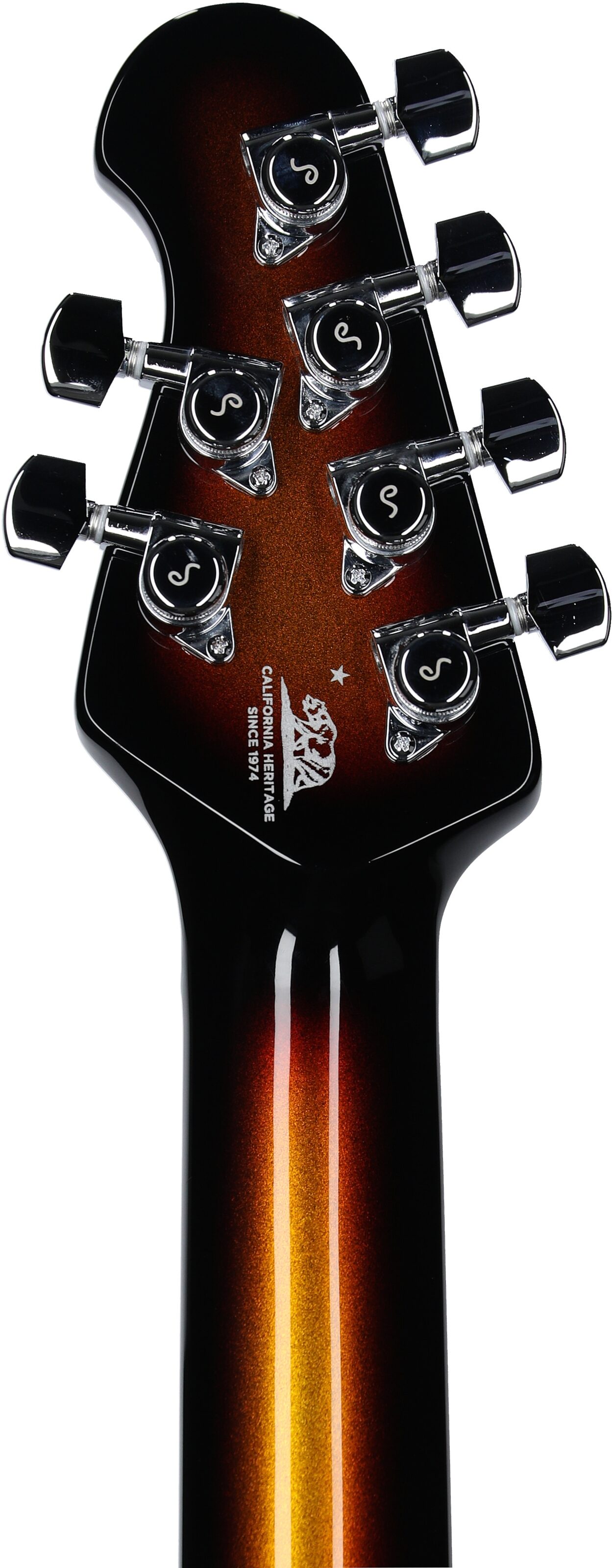 Ernie Ball Music Man Sabre HT Electric Guitar (with Mono Gig Bag), Showtime, Serial Number H02879, Headstock Straight Back