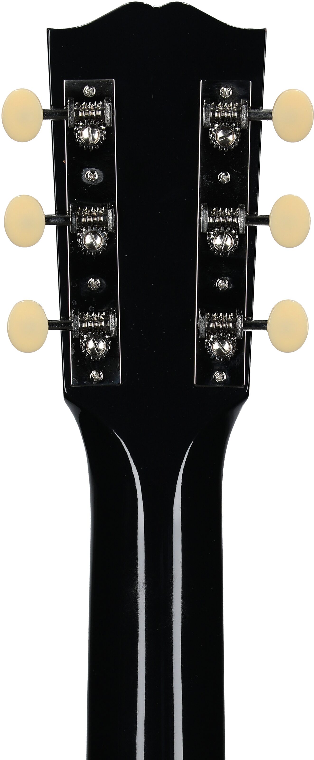 Gibson L-00 Original Acoustic-Electric Guitar (with Case), Ebony, Serial Number 22193052, Headstock Straight Back