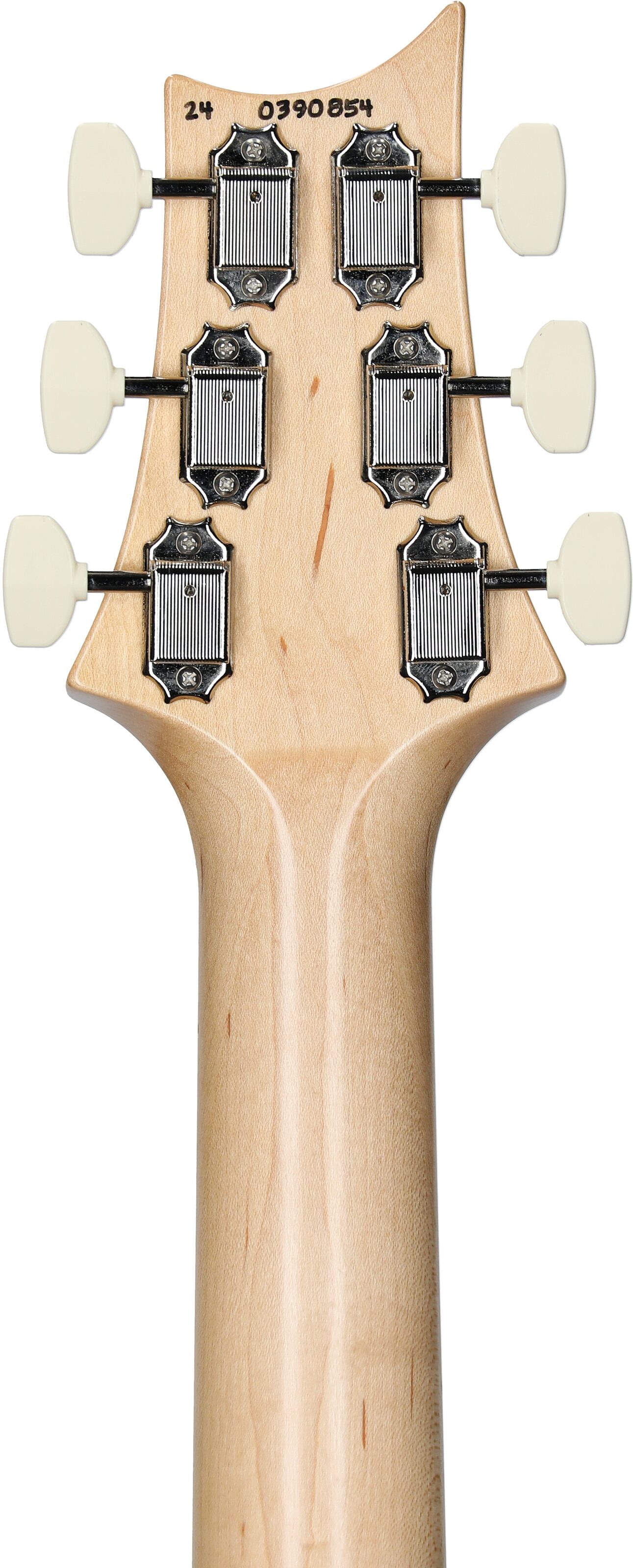 PRS Paul Reed Smith NF 53 Electric Guitar (with Gig Bag), Black Doghair, Serial Number 0390854, Headstock Straight Back