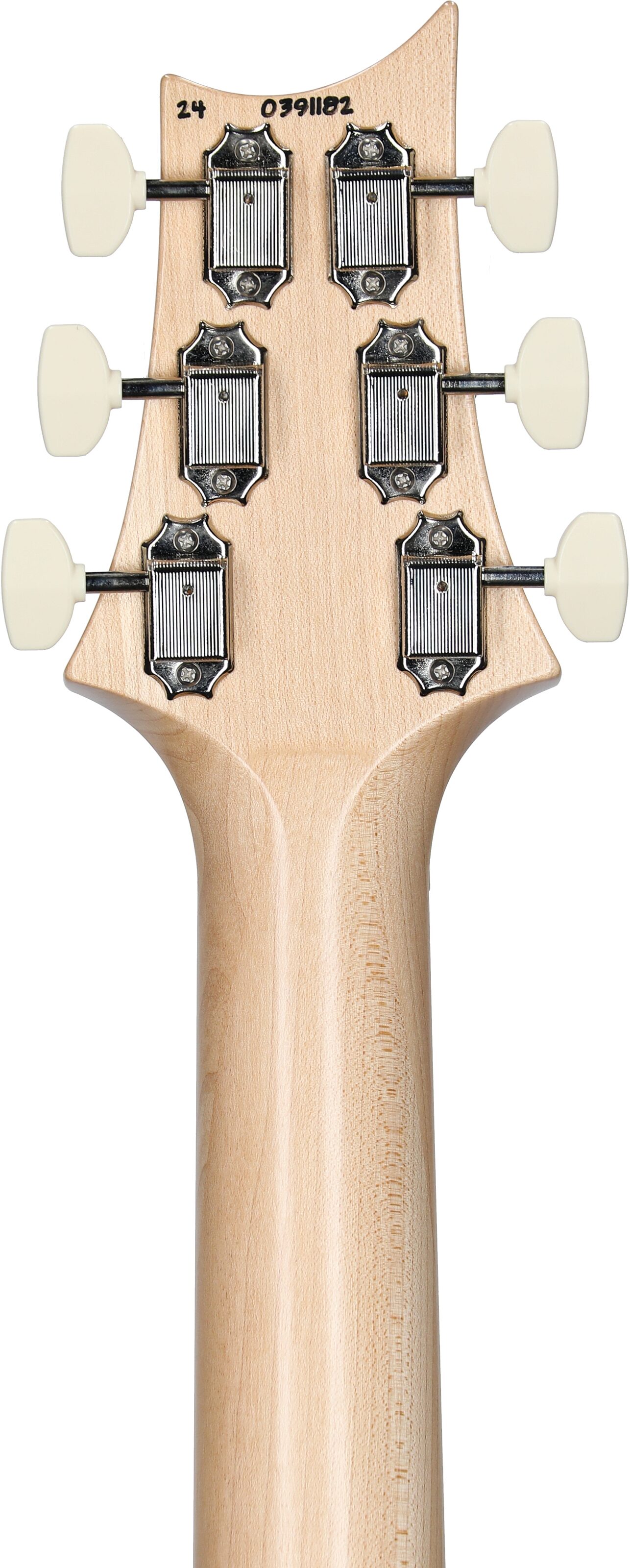 PRS Paul Reed Smith NF 53 Electric Guitar (with Gig Bag), White Doghair Smokeburst, Serial Number 0391182, Headstock Straight Back