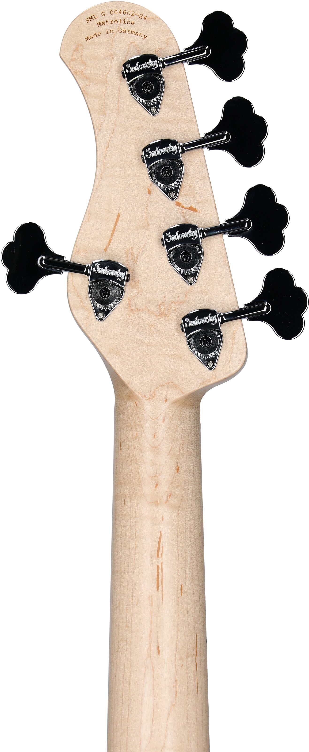 Sadowsky MetroExpress 21-Fret Hybrid P/J Bass, Roasted Maple Fingerboard,  5-String - Solid Silver Metallic High Polish
