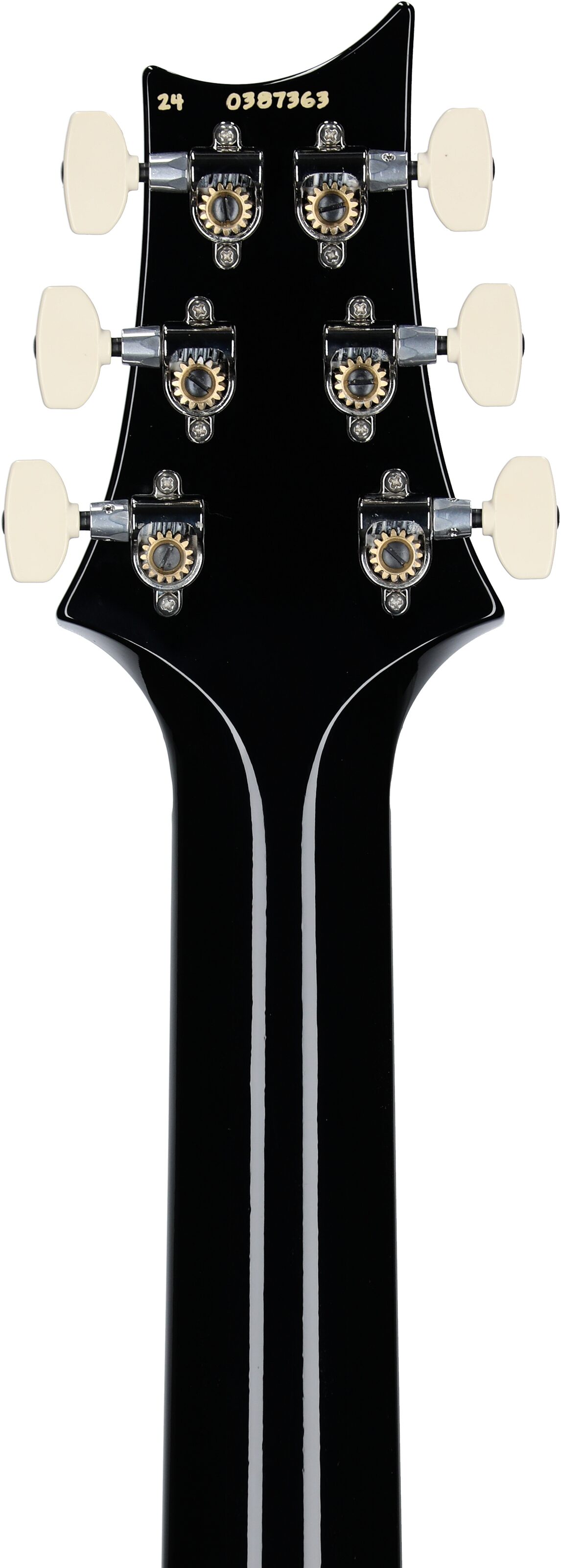 PRS Paul Reed Smith Studio Electric Guitar (with Case), Gray Black, Serial Number 0387363, Headstock Straight Back
