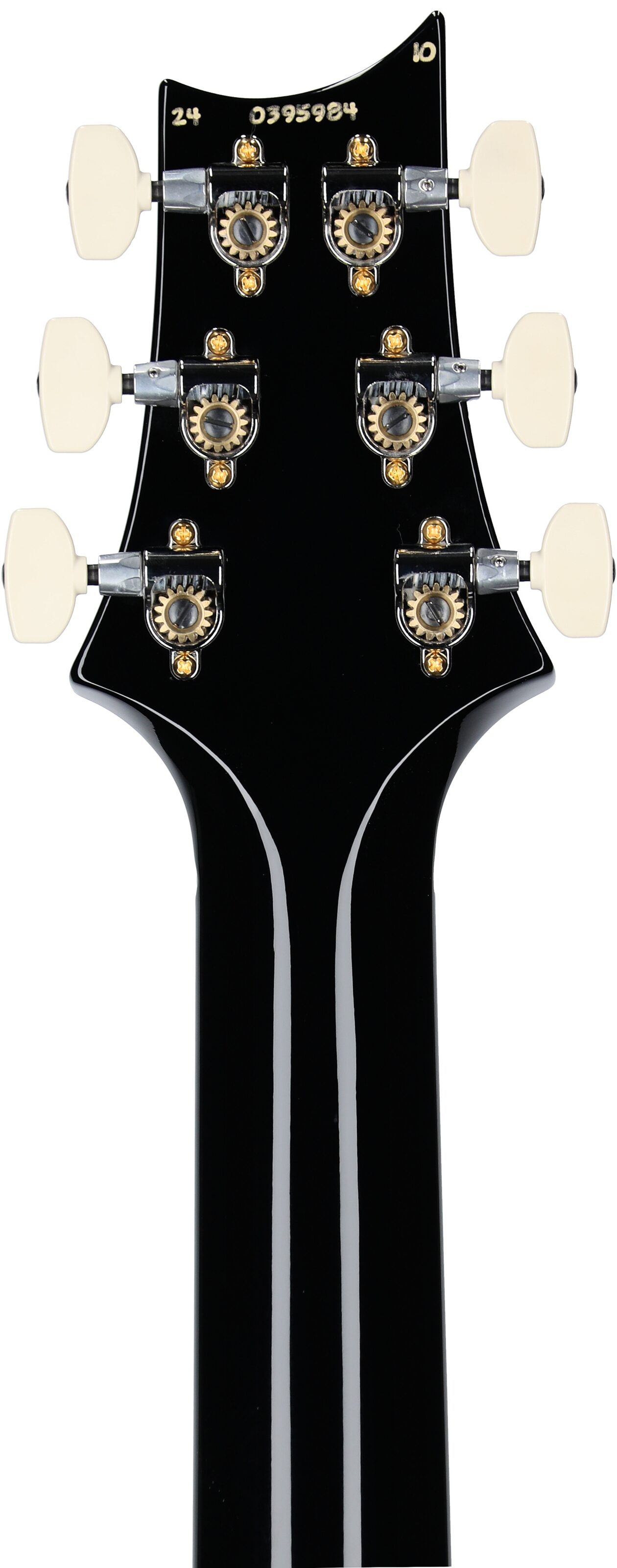 PRS Paul Reed Smith Special Semi-Hollow LTD 10-Top Electric Guitar (with Case), Charcoal Burst, Serial Number 0395984, Headstock Straight Back
