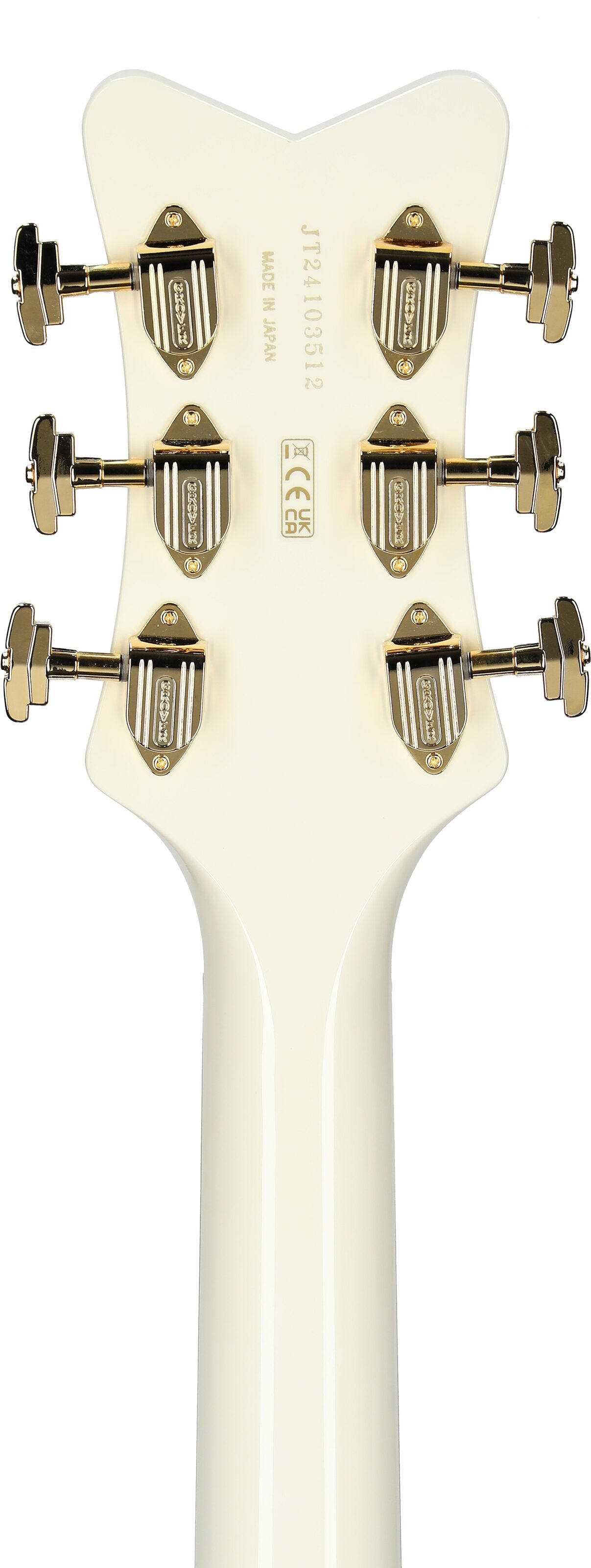 Gretsch G-6136T59 VS 1959 White Falcon Electric Guitar (with Case), New, Serial Number JT24103512, Headstock Straight Back