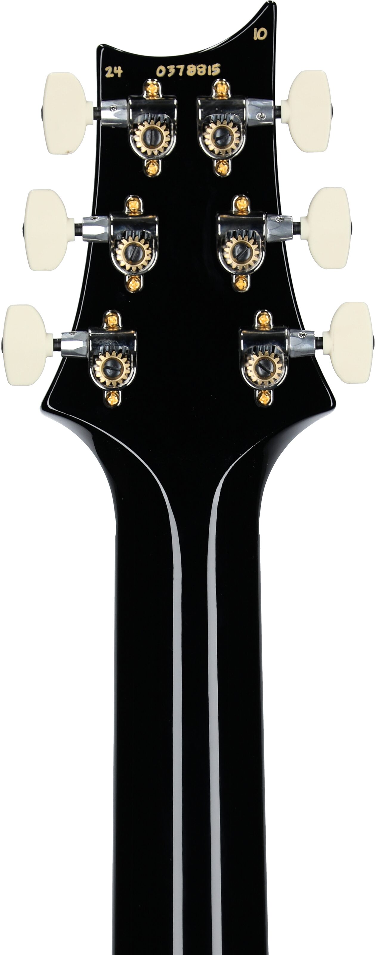 PRS Paul Reed Smith Special Semi-Hollow LTD 10-Top Electric Guitar (with Case), Gray Black, Serial Number 0378815, Headstock Straight Back