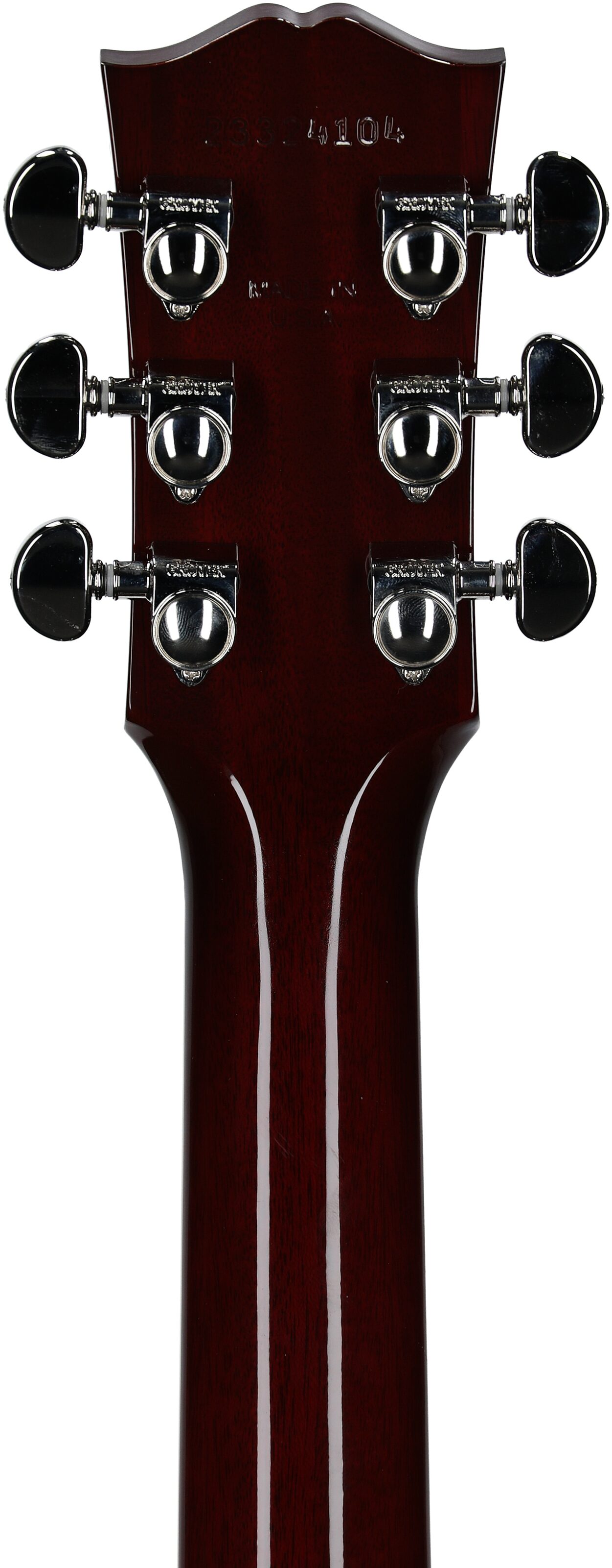 Gibson Limited Edition Hummingbird Standard Acoustic-Electric Guitar (with Case), Wine Red, Serial Number 23324104, Headstock Straight Back
