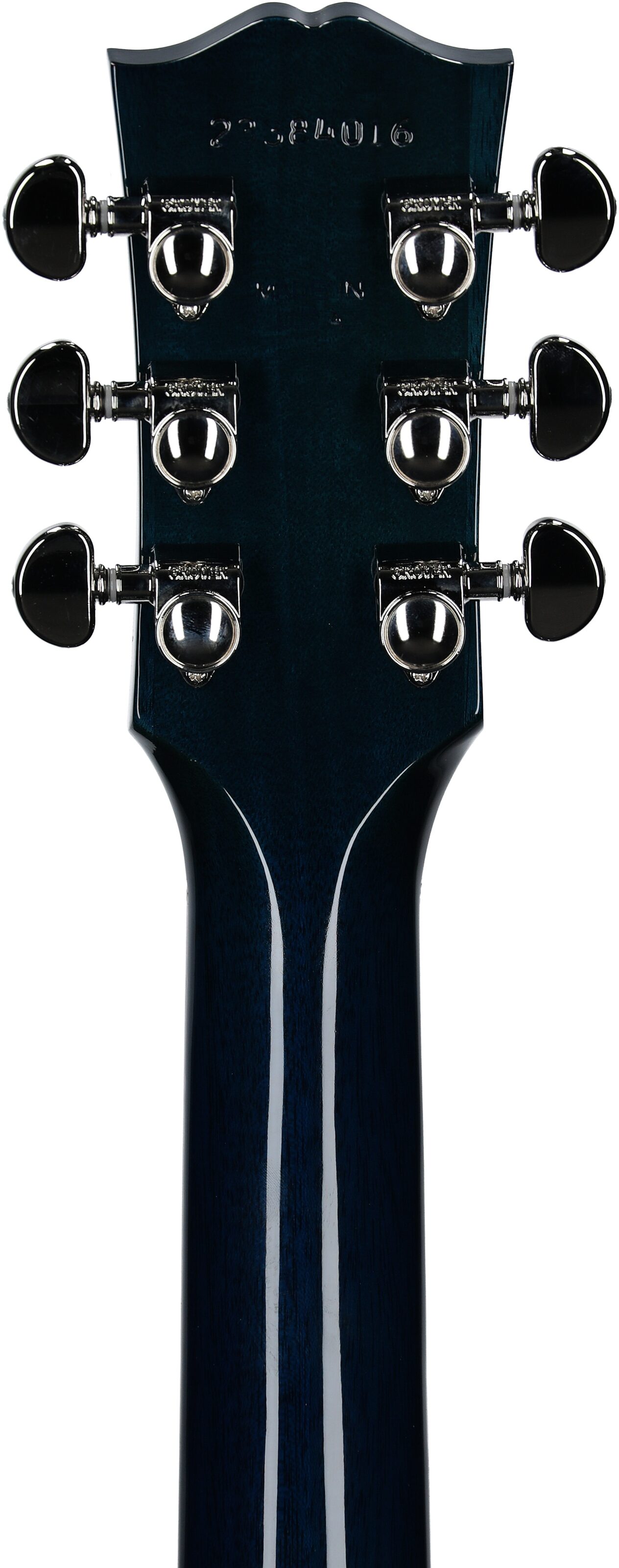 Gibson Limited Edition J-45 Standard Acoustic-Electric Guitar (with Case), Bluebonnet, Serial Number 23384016, Headstock Straight Back