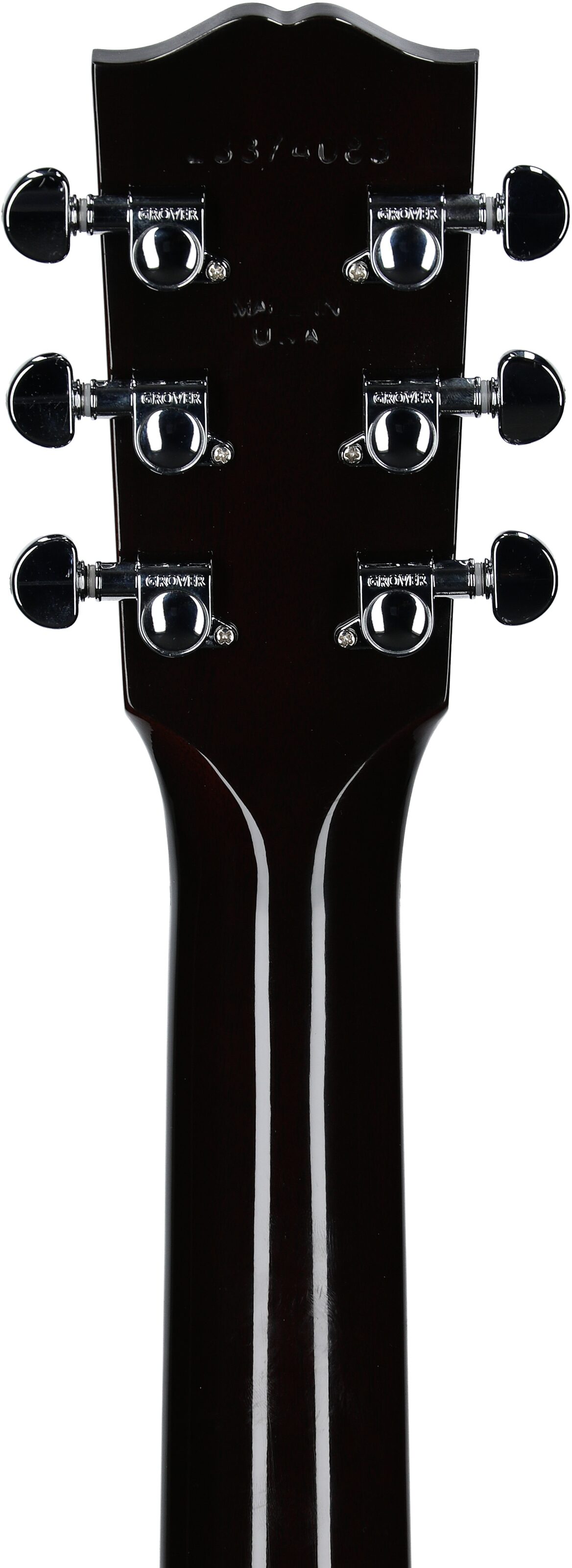 Gibson L-00 Standard Acoustic-Electric Guitar (with Case), Vintage Sunburst, Serial Number 23374083, Headstock Straight Back