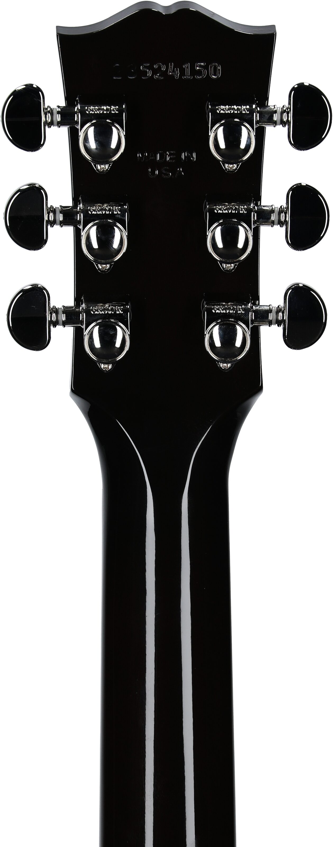 Gibson J-45 Standard Acoustic-Electric Guitar, Left Handed (with Case), Vintage Sunburst, Serial Number 23524150, Headstock Straight Back