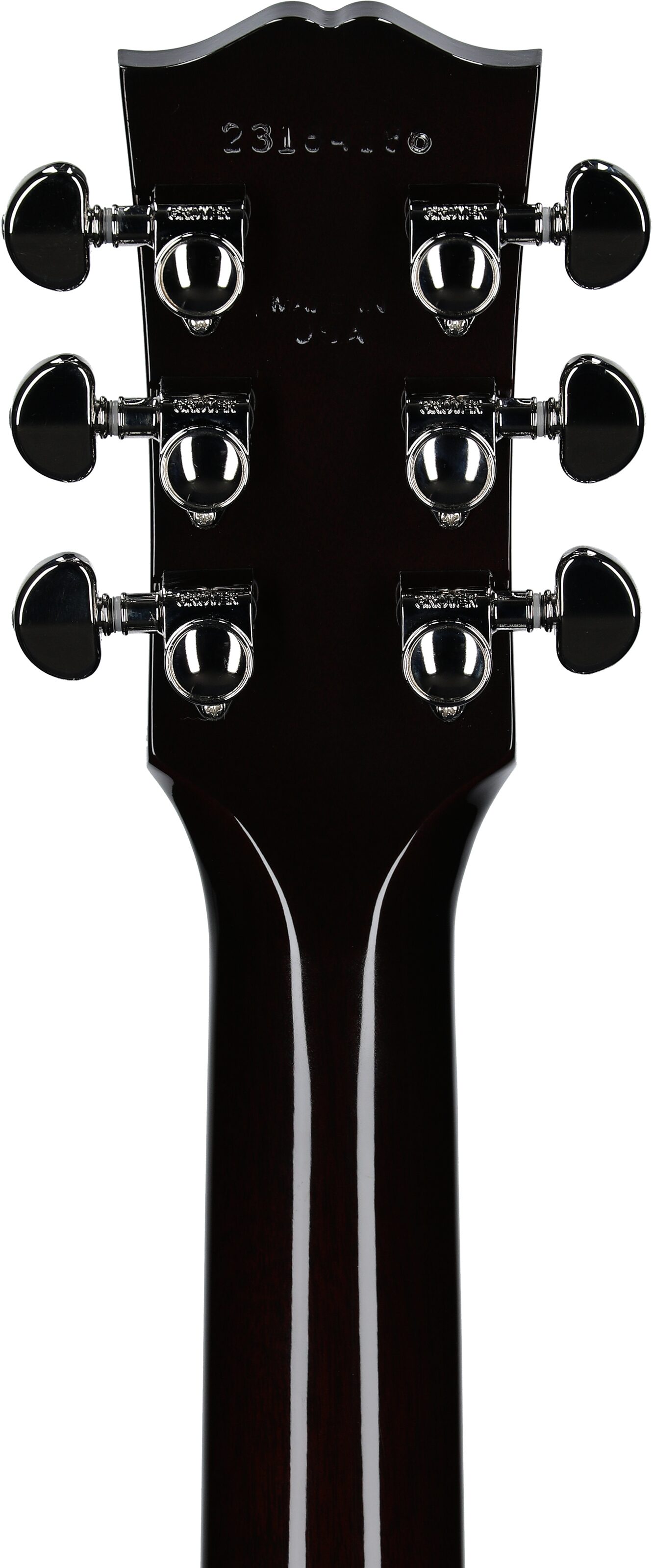 Gibson J-45 Standard Acoustic-Electric Guitar (with Case), Vintage Sunburst, Serial Number 23184186, Headstock Straight Back
