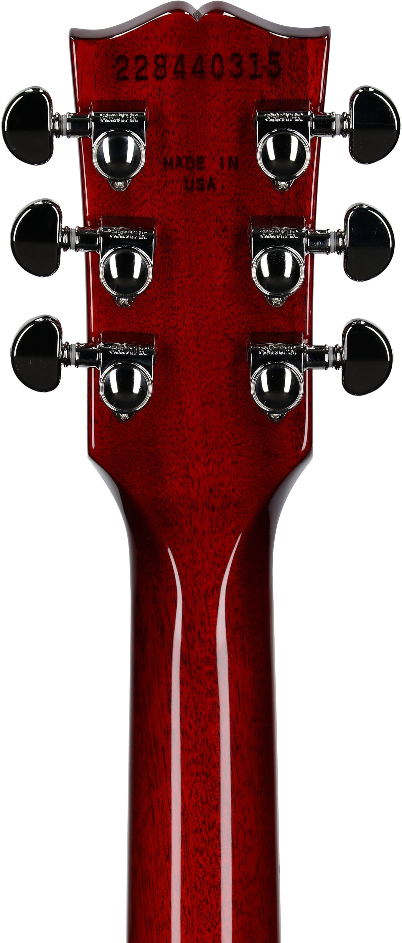 Gibson Les Paul Standard '60s Electric Guitar (with Case), Iced Tea, Serial Number 228440315, Headstock Straight Back