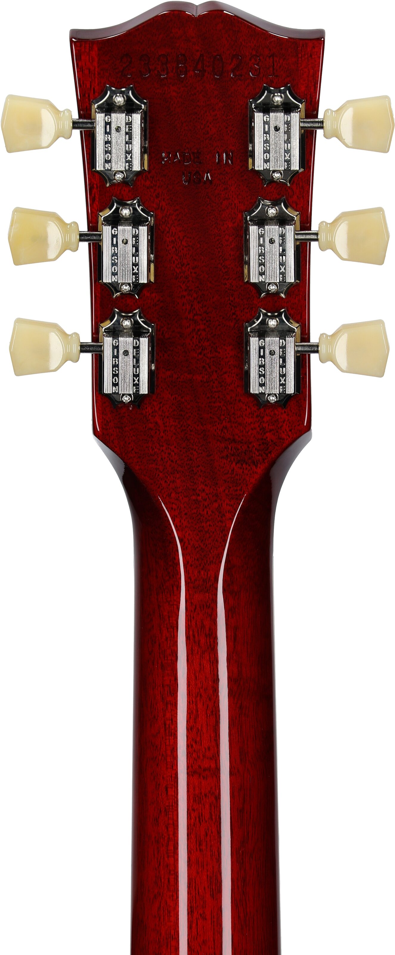 Gibson Les Paul Standard '50s AAA Top Electric Guitar (with Case), Bourbon Burst, Serial Number 233840231, Headstock Straight Back