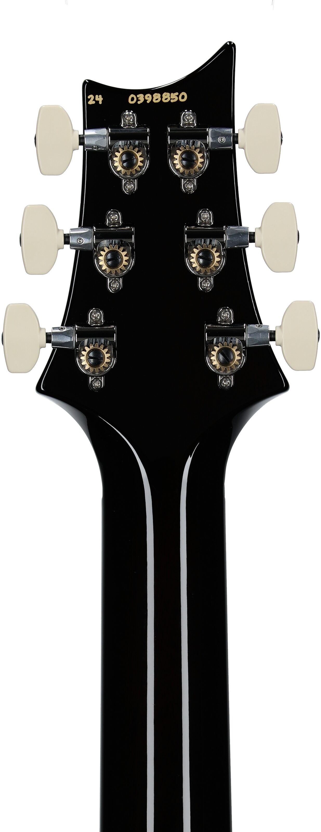 PRS Paul Reed Smith Special Semi-Hollowbody Electric Guitar (with Case), Black Gold Burst, Serial Number 0398850, Headstock Straight Back