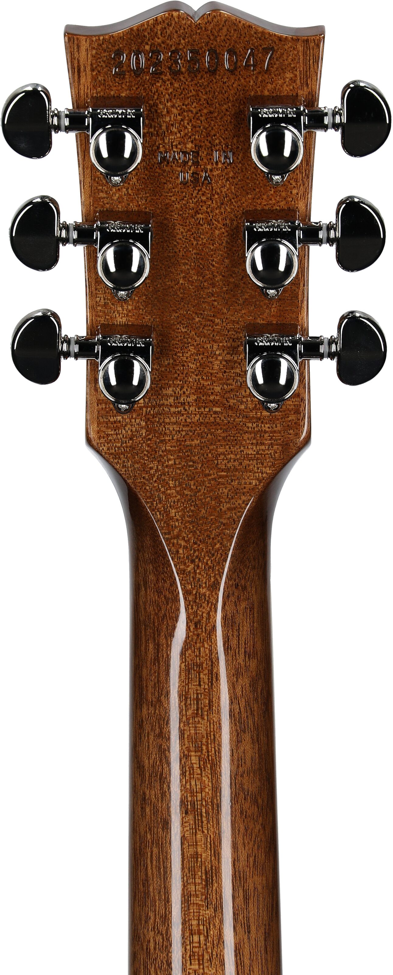 Gibson Limited Edition Les Paul Standard '60s Double Trouble Electric Guitar, Vintage Cherry Sunburst, Serial Number 202350047, Headstock Straight Back
