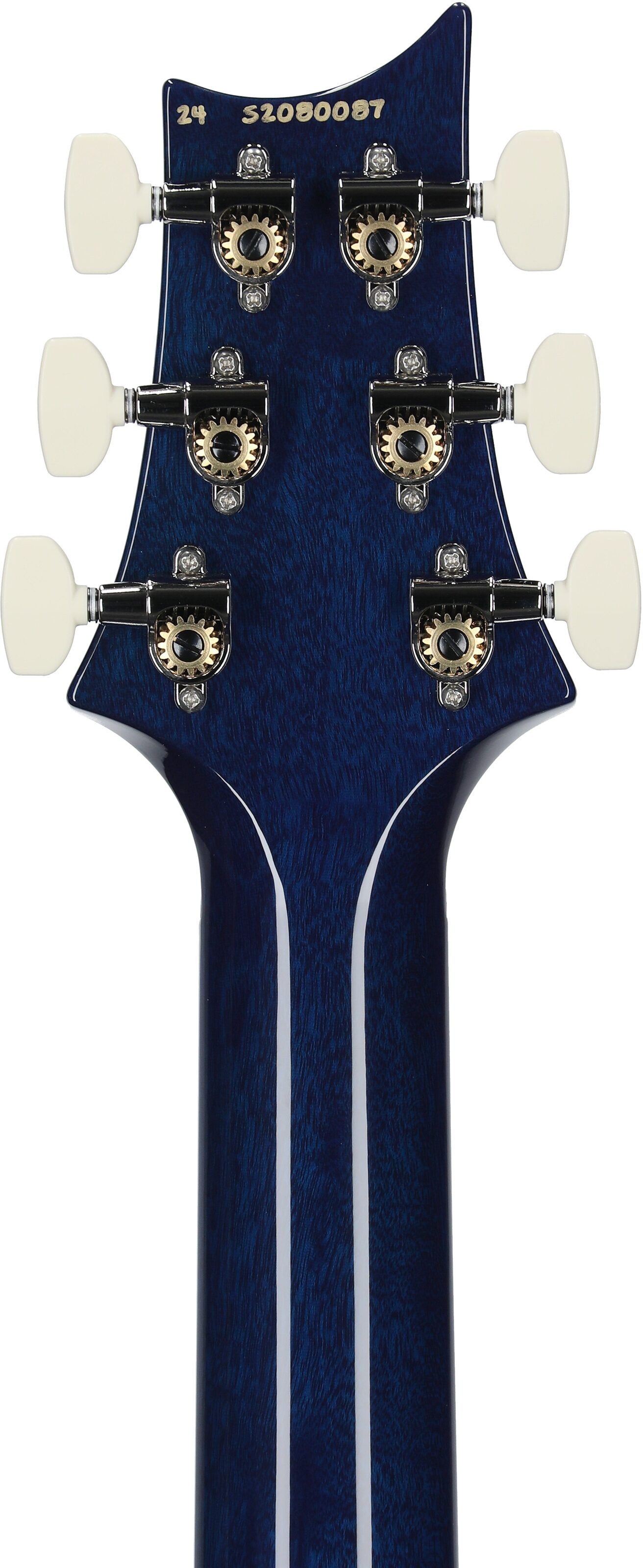 PRS Paul Reed Smith S2 McCarty 594 Singlecut Quilt Electric Guitar (with Gig Bag), Blue Matteo, Serial Number S2080087, Headstock Straight Back
