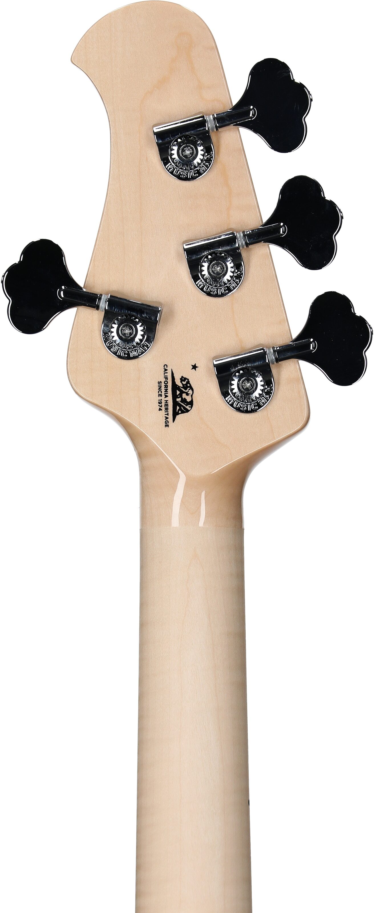 Ernie Ball Music Man BFR StingRay Special Electric Bass, Paua Blue, Serial Number F93768, Headstock Straight Back