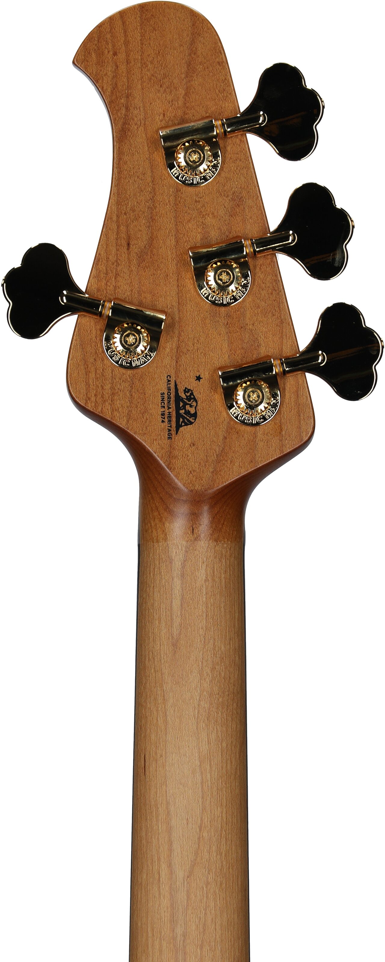 Ernie Ball Music Man StingRay Special Electric Bass (with Case), Cherry Punch, Serial Number K05674, Headstock Straight Back