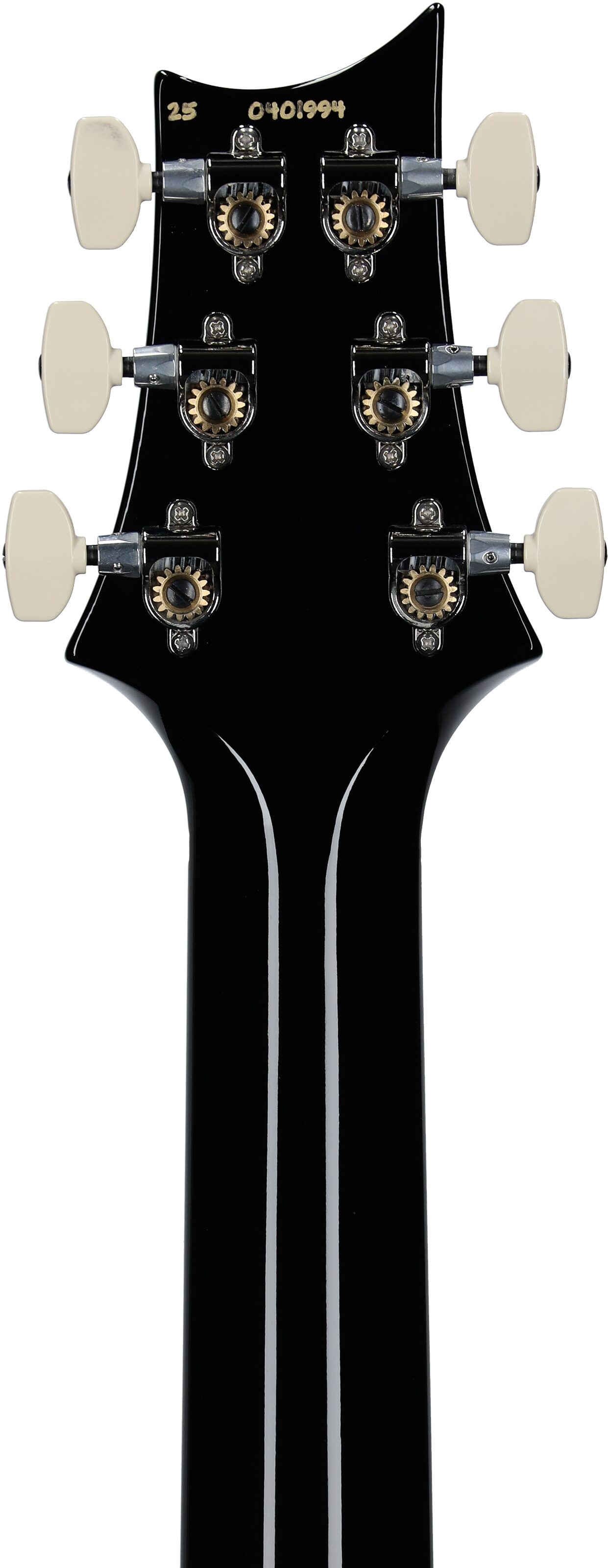 PRS Paul Reed Smith Special Semi-Hollowbody Electric Guitar (with Case), Charcoal Wraparound Smoke, Serial Number 0401994, Headstock Straight Back
