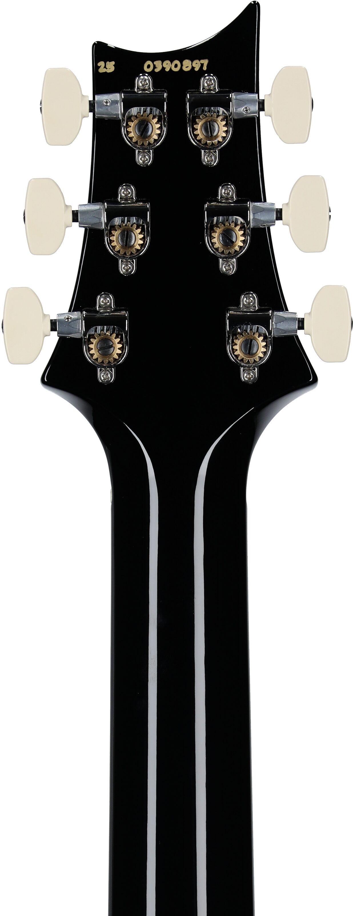 PRS Paul Reed Smith Hollowbody II Piezo Electric Guitar (with Case), Wraparound Smoke, Serial Number 0390897, Headstock Straight Back