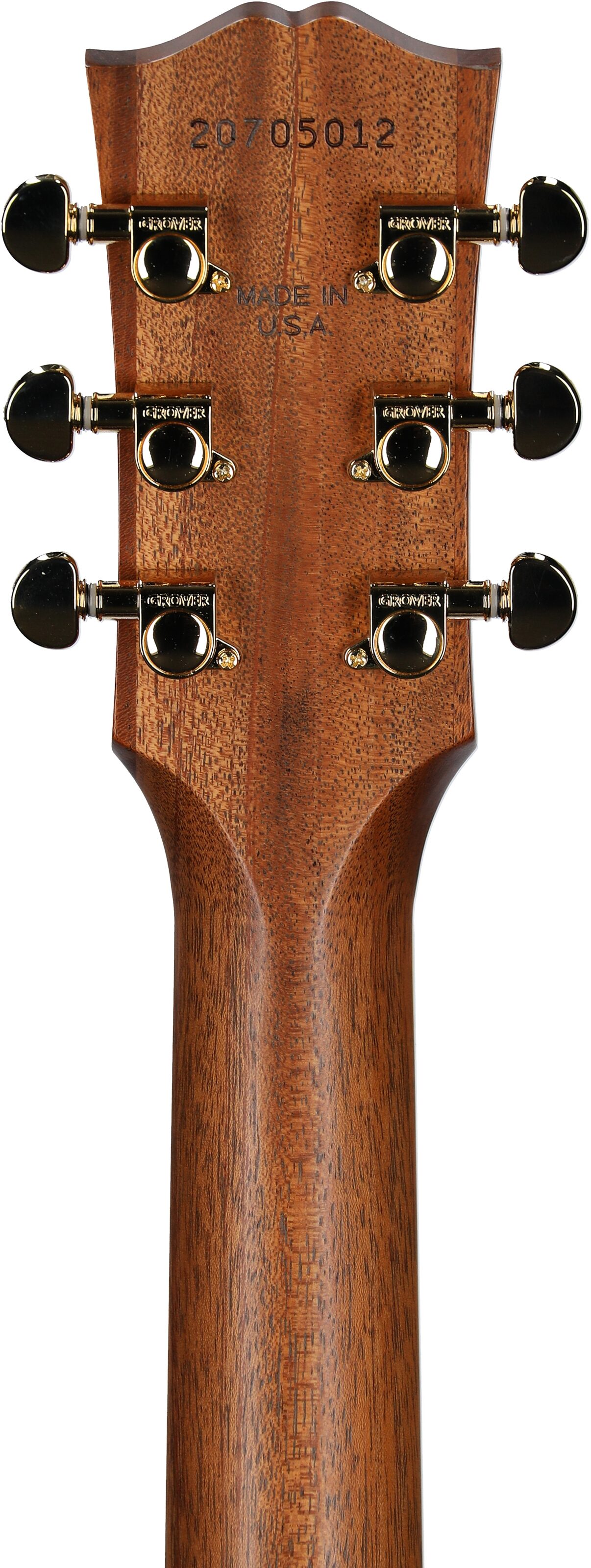 Gibson Parlor Rosewood EC Acoustic-Electric Guitar (with Case), Rosewood Burst, Serial Number 20705012, Headstock Straight Back