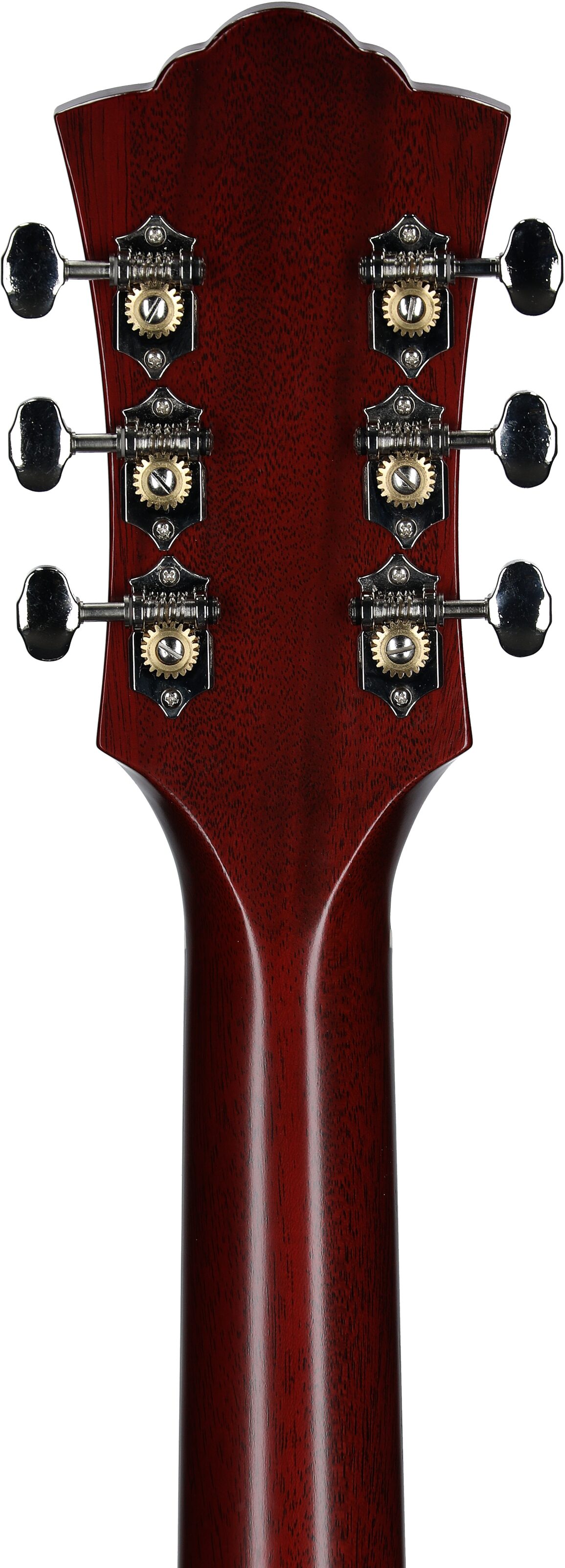 Guild D-50 Standard Dreadnought Acoustic Guitar, Antique Burst, Serial Number US250088, Headstock Straight Back
