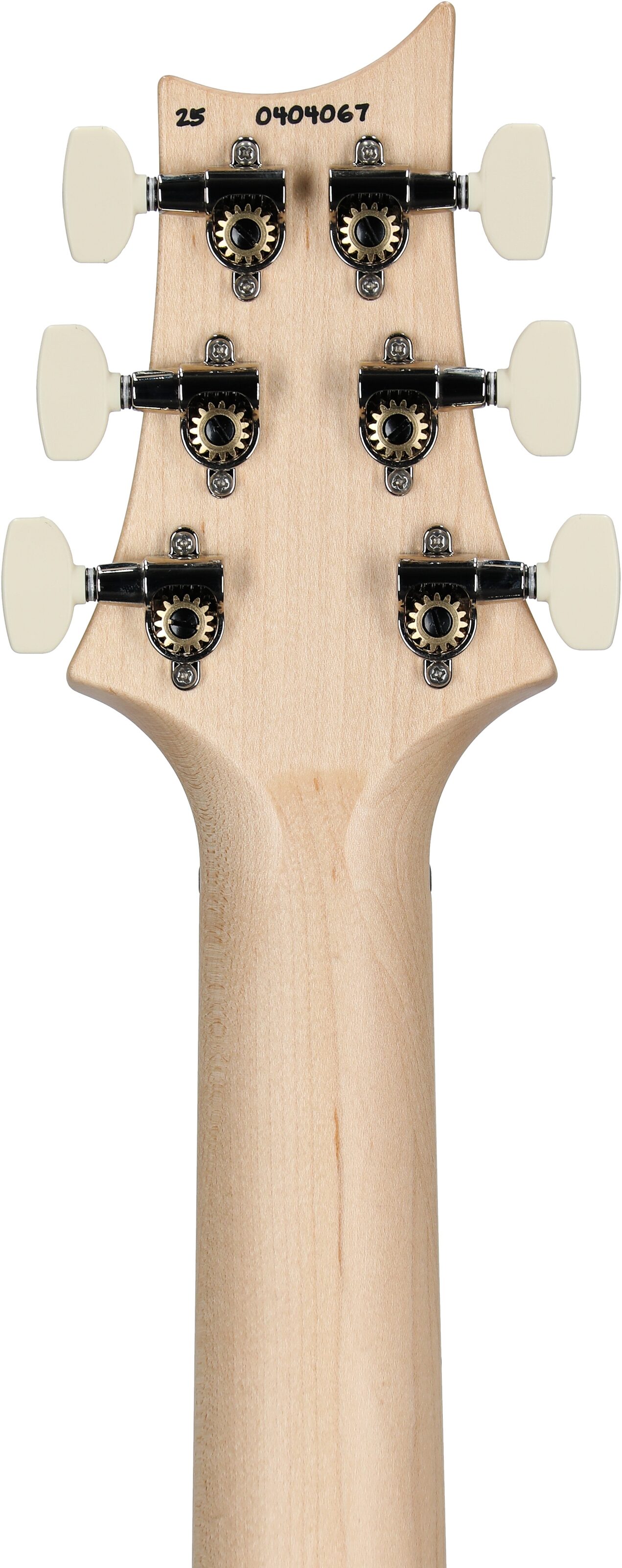 PRS Paul Reed Smith Swamp Ash Special Maple Electric Guitar (with Gig Bag), Scarlet Smokeburst, Serial Number 0404067, Headstock Straight Back