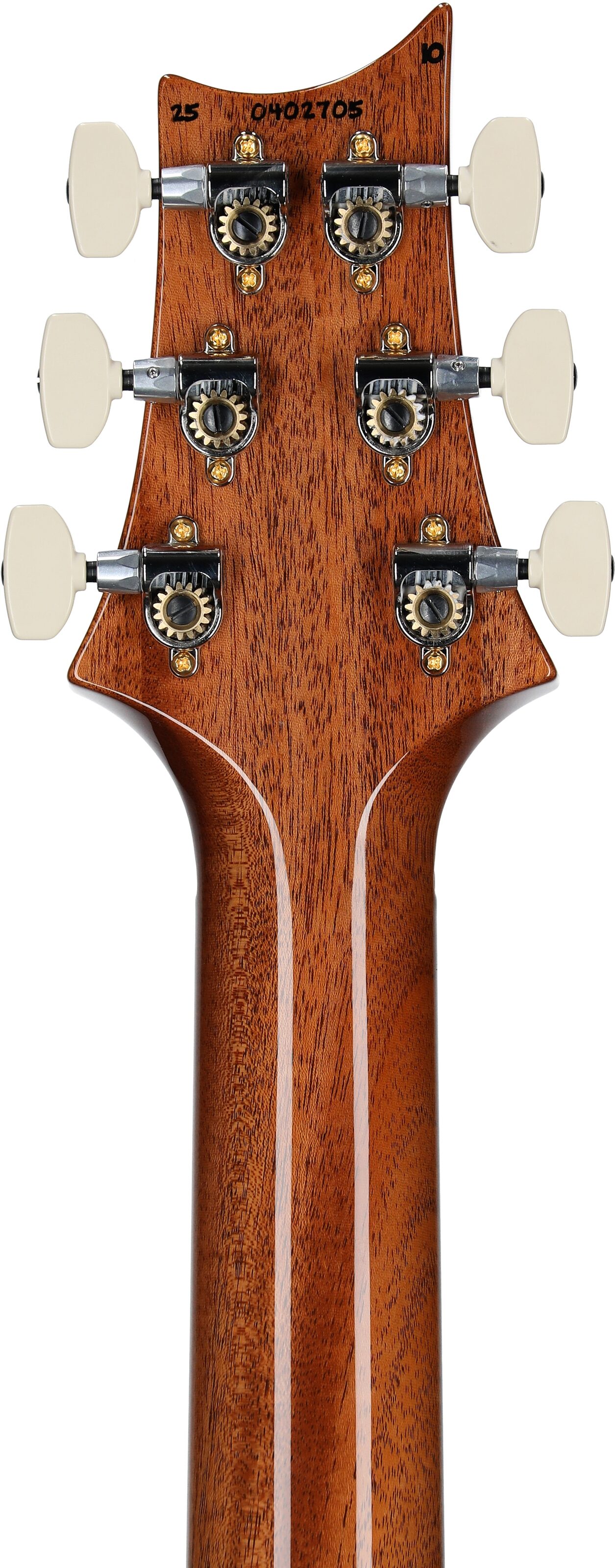 PRS Paul Reed Smith 40th Anniversary Custom 24-08 Semi-Hollow Limited Edition Electric Guitar, Faded Whale Blue, Serial Number 0402705, Headstock Straight Back