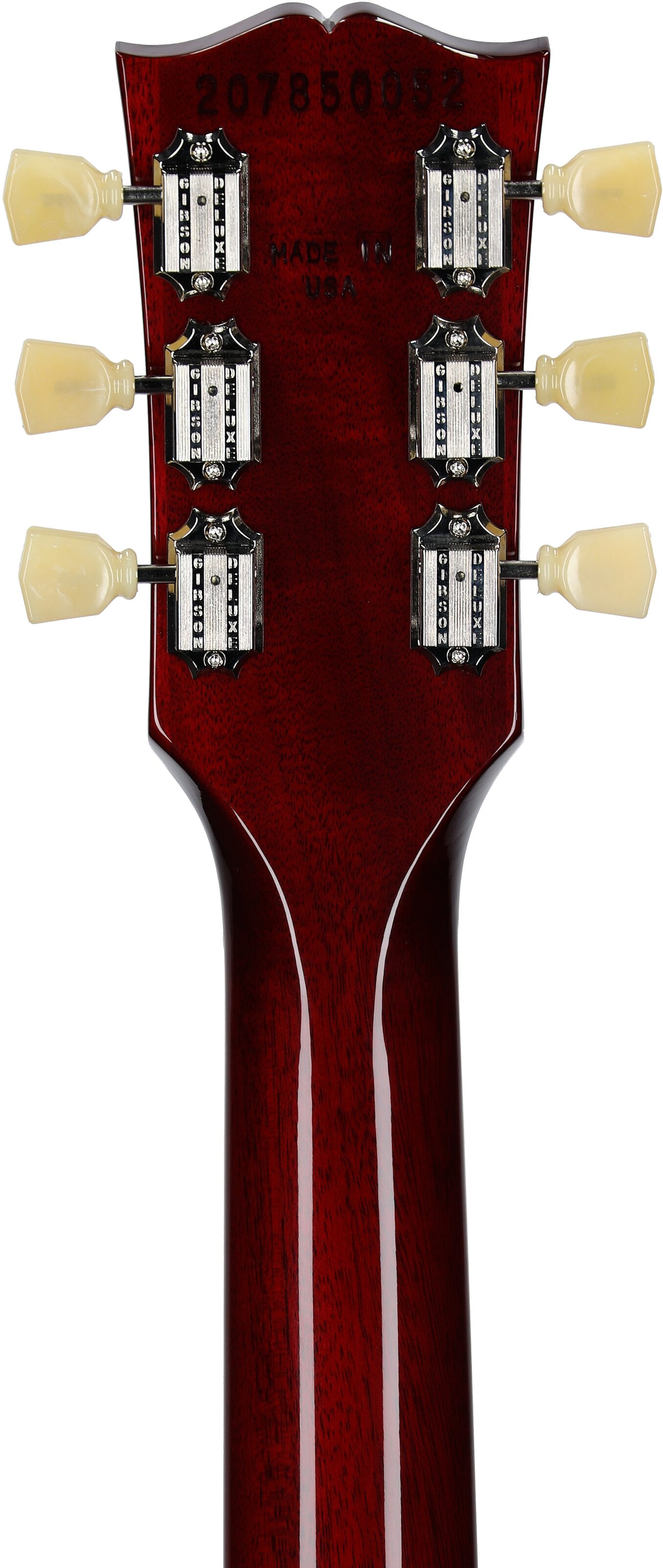 Gibson ES-335 Figured Electric Guitar (with Case), Sixties Cherry, Serial Number 207850052, Headstock Straight Back