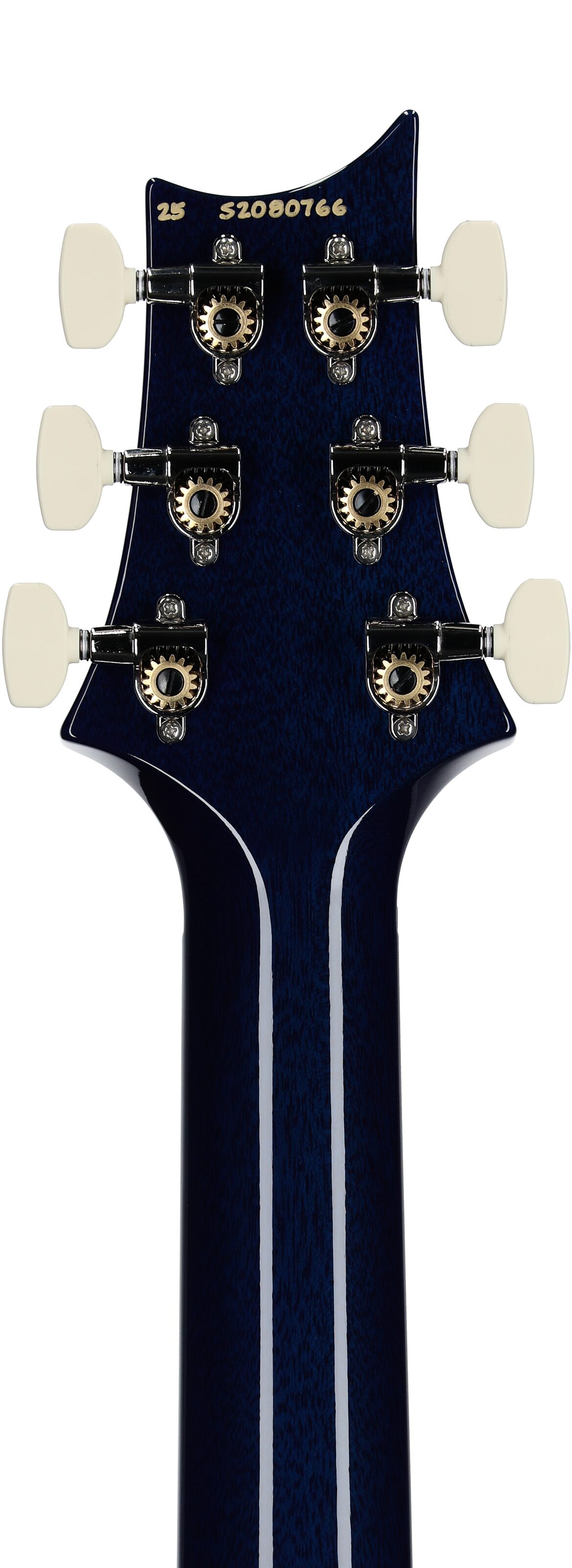 PRS Paul Reed Smith S2 Special Semi-Hollow Electric Guitar (with Gig Bag), Faded Gray Black Blue Burst, Serial Number S2080766, Headstock Straight Back