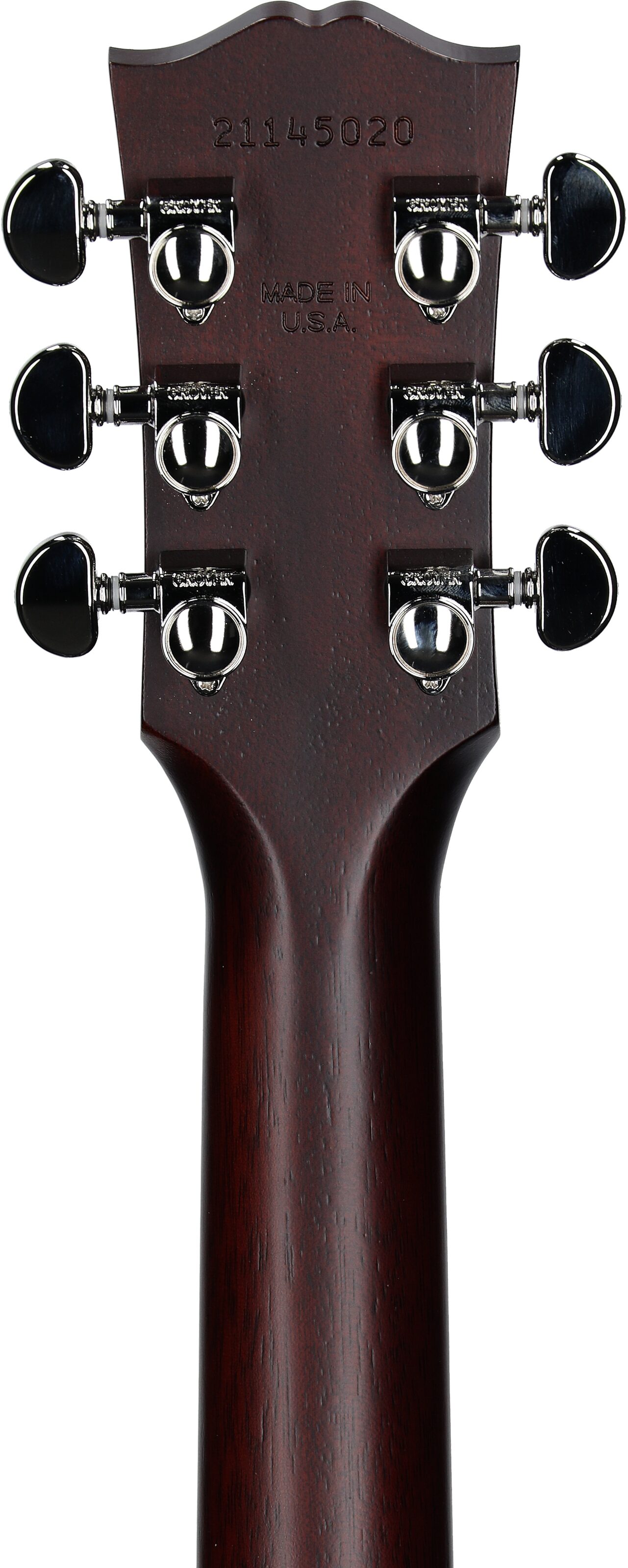 Gibson Hummingbird Studio EC Acoustic-Electric Guitar (with Case), Tri-Burst Satin, Serial Number 21145020, Headstock Straight Back