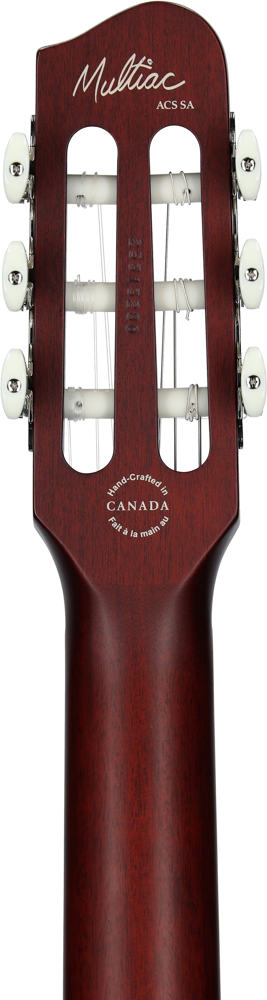 Godin ACS Nylon Koa Extreme HG Acoustic-Electric Guitar (with Gig Bag), New, Serial Number 25313280, Headstock Straight Back