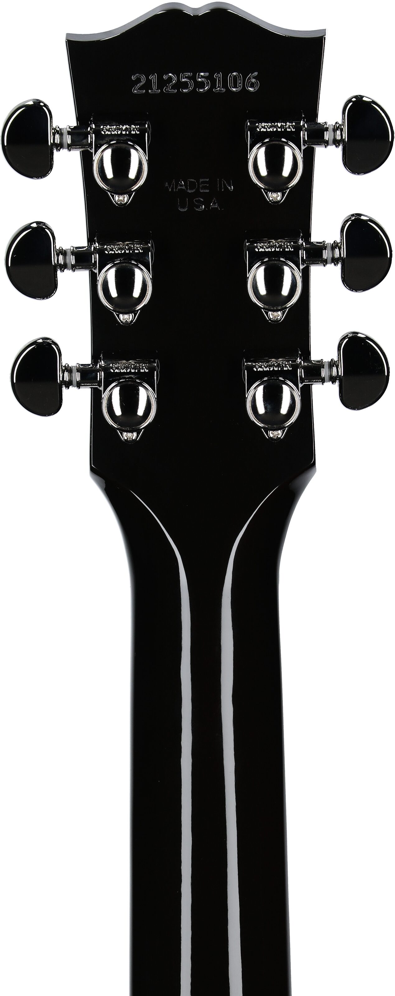 Gibson J-45 Standard Acoustic-Electric Guitar (with Case), Vintage Sunburst, Serial Number 21255106, Headstock Straight Back